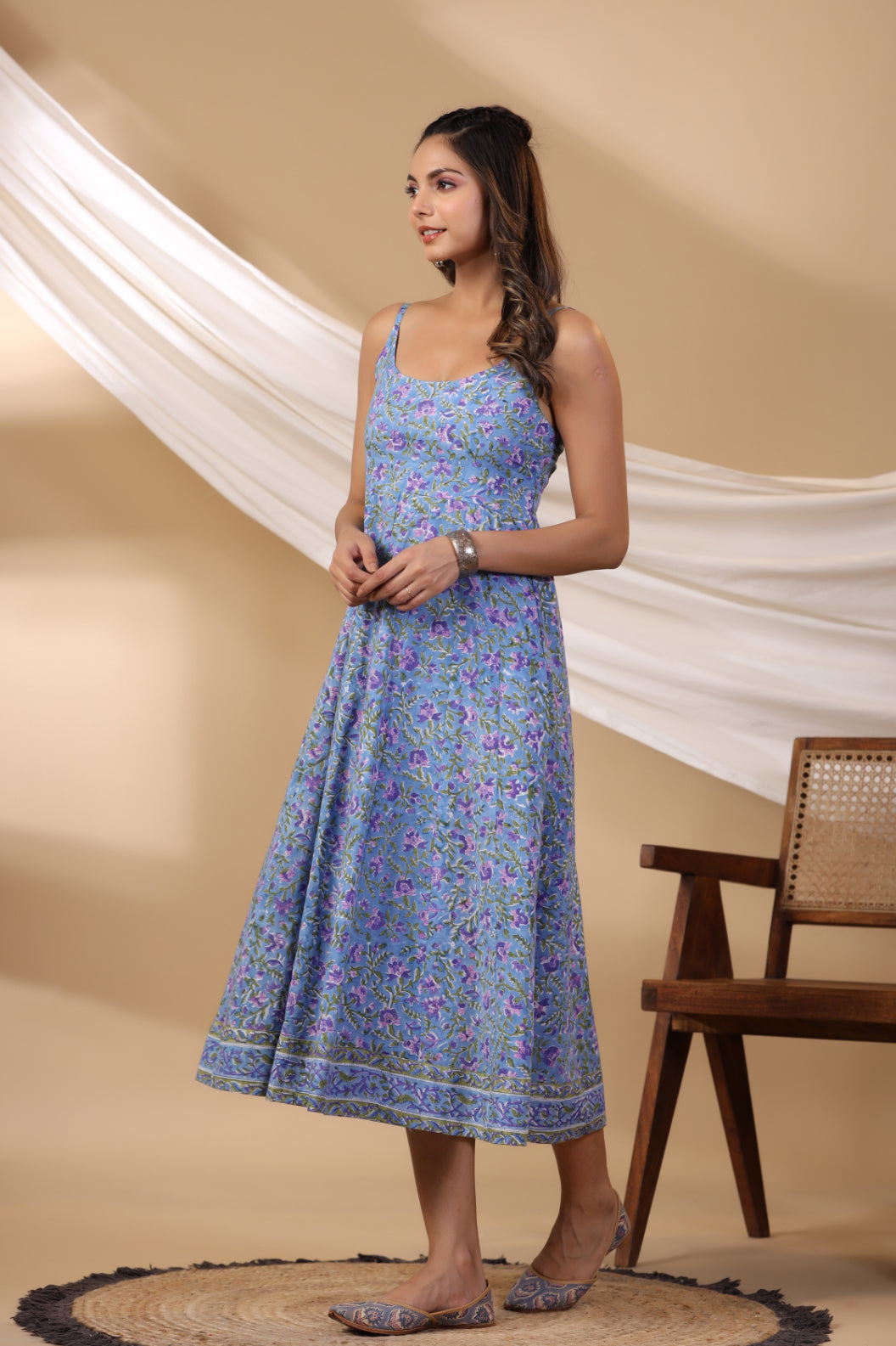 Cobalt Blue Spegatie Dress