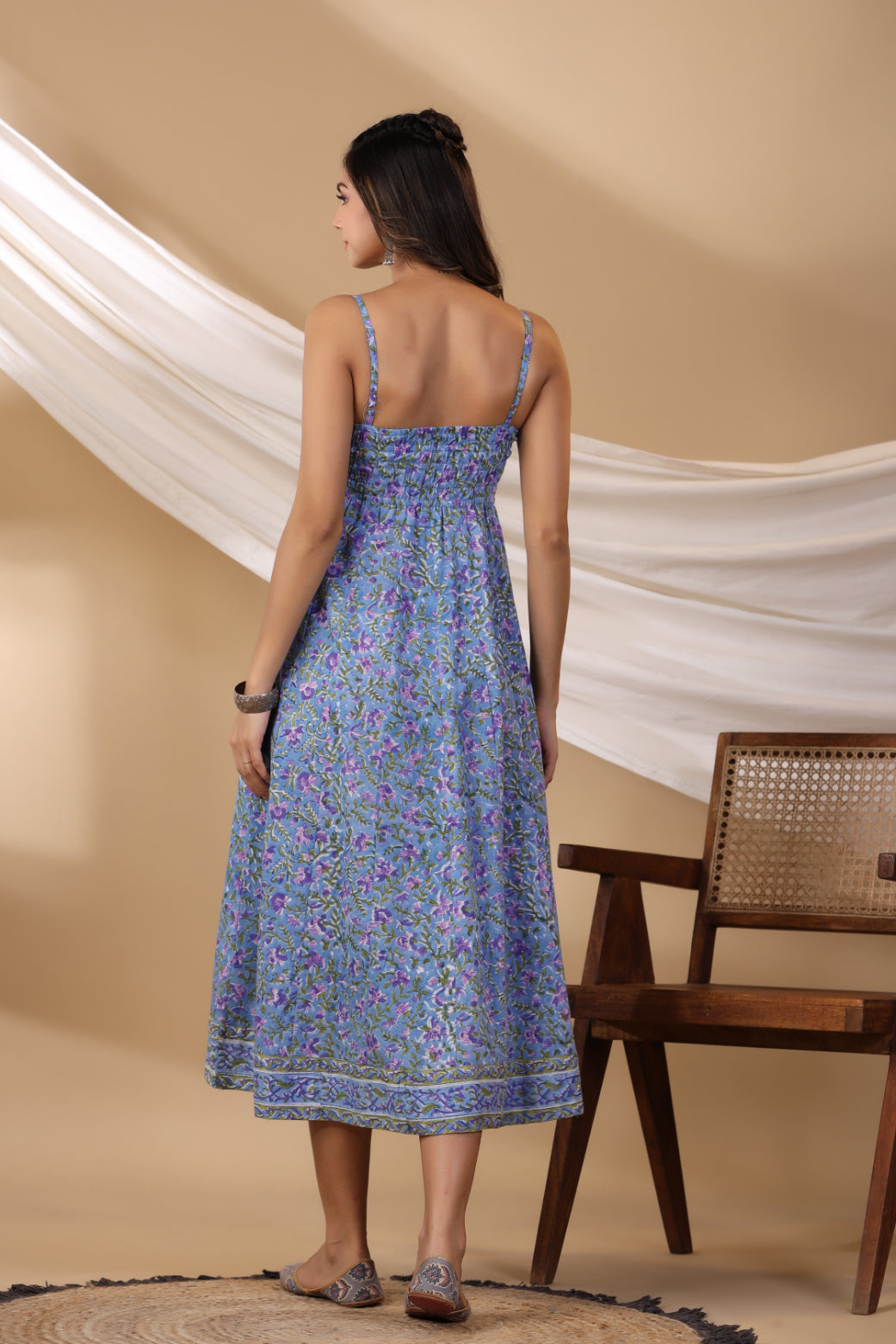 Cobalt Blue Spegatie Dress
