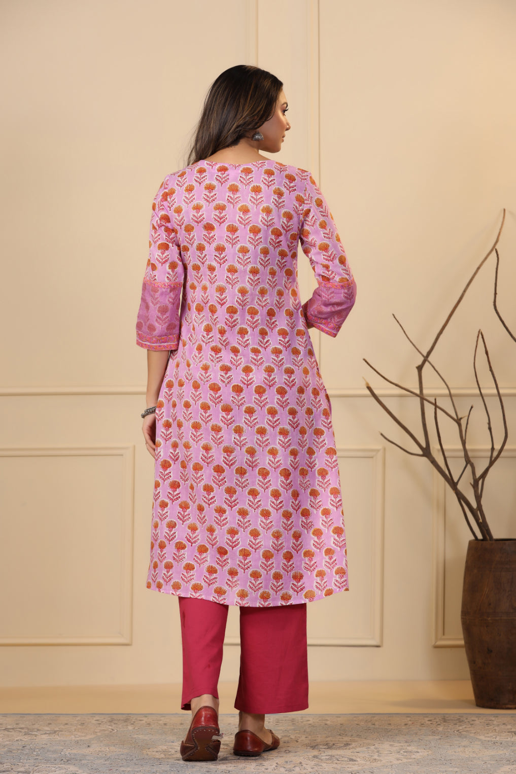 Taffy Pink Kurta