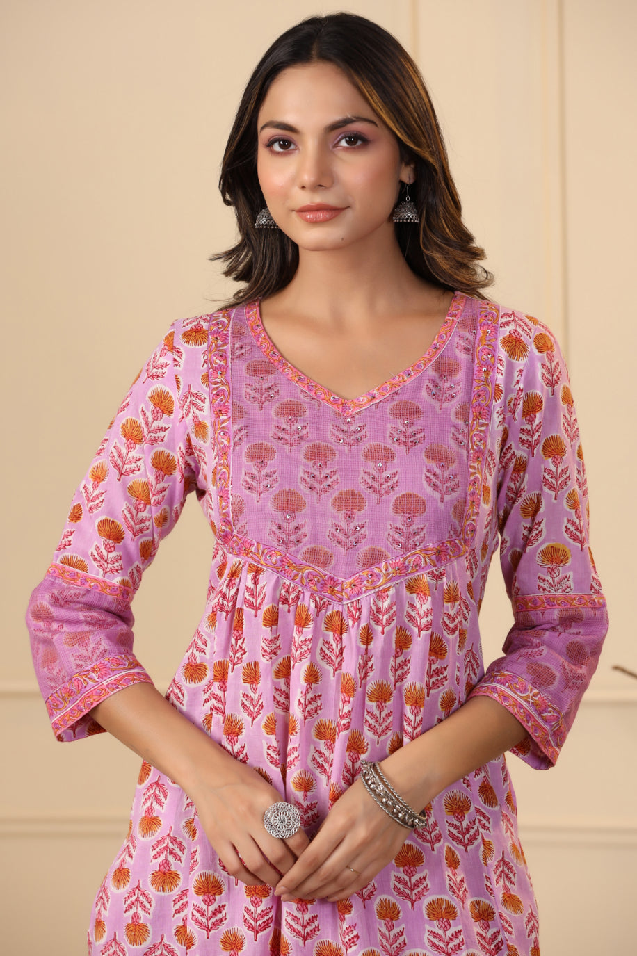 Taffy Pink Kurta