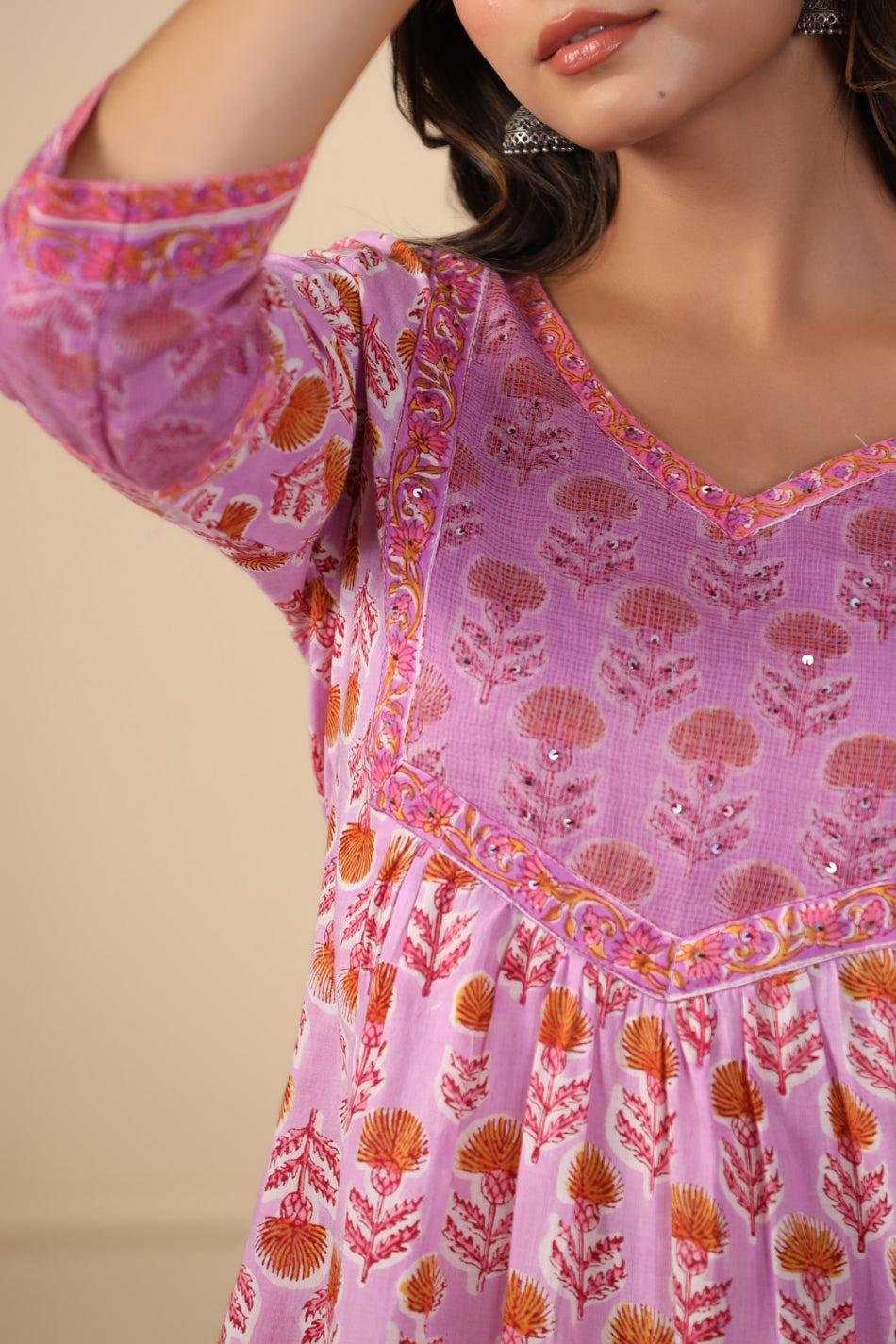 Taffy Pink Kurta