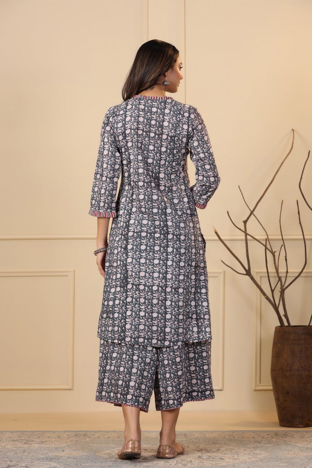 Spruce Green Kurta With Pant Set