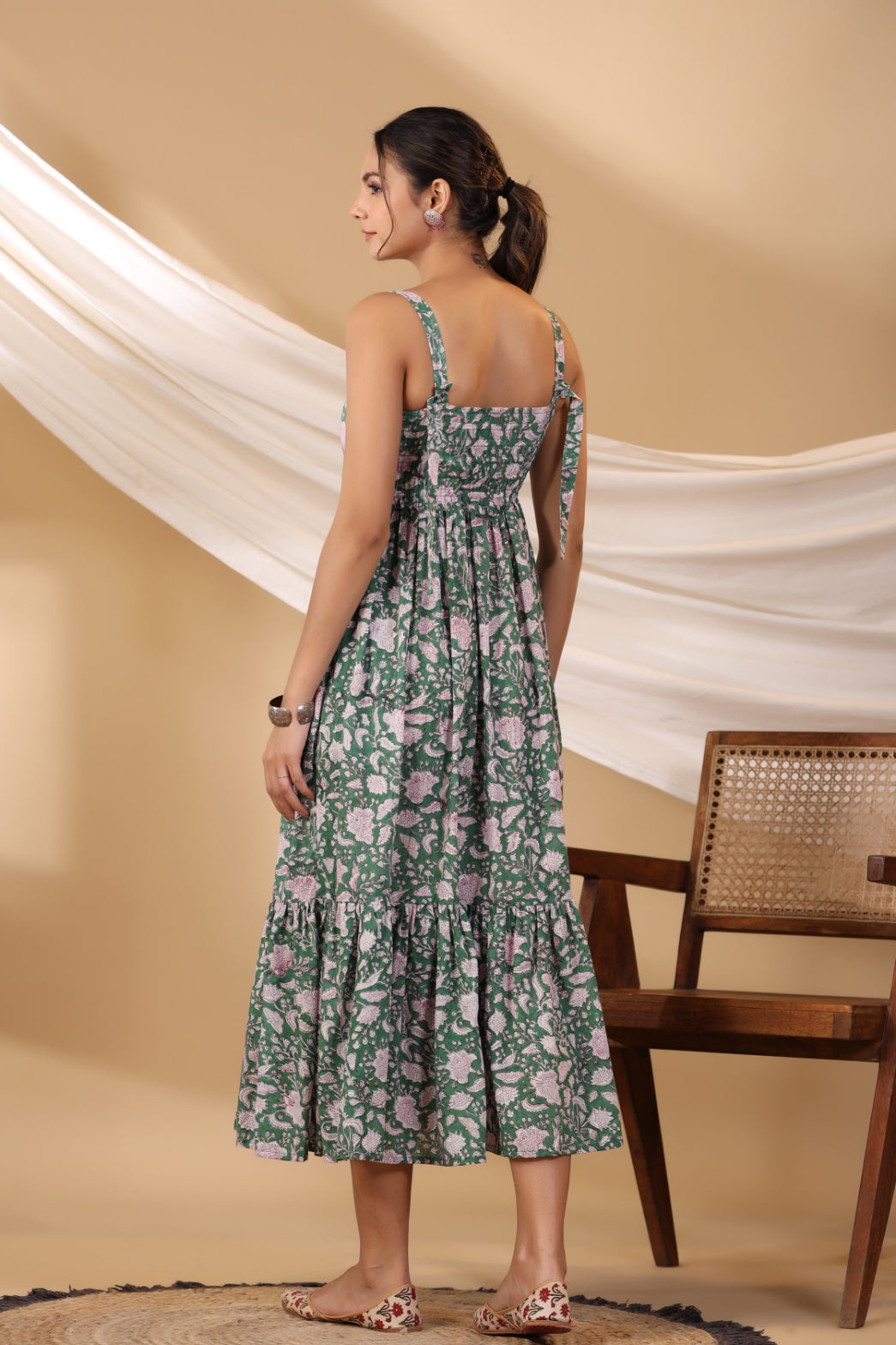 Forest Green Spegatie Dress