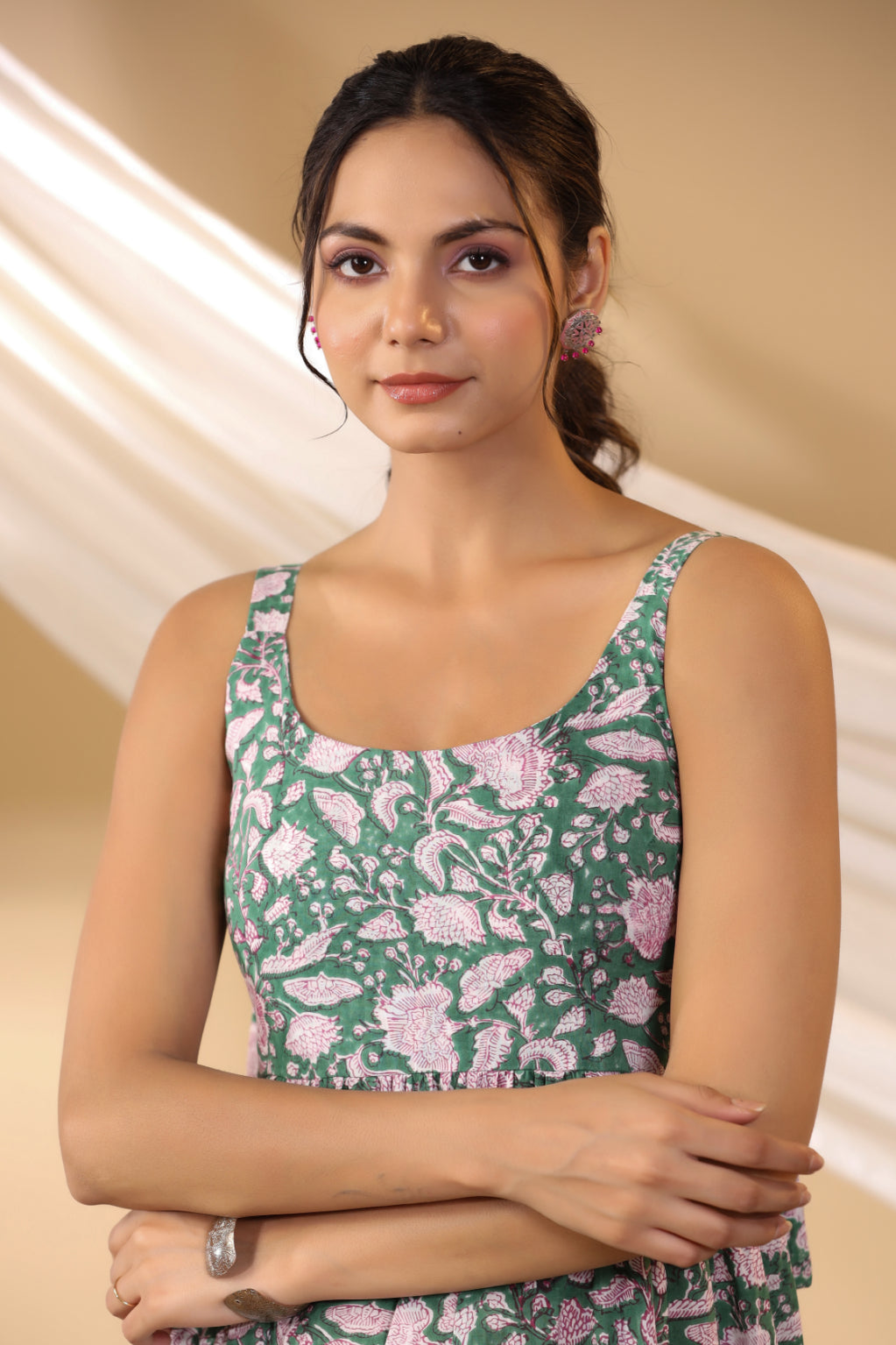 Forest Green Spegatie Dress