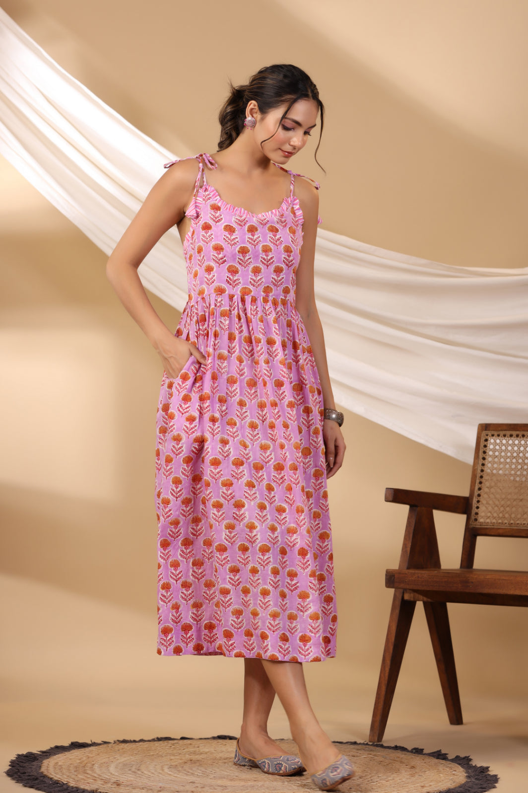 Taffy Pink Spegatie Dress