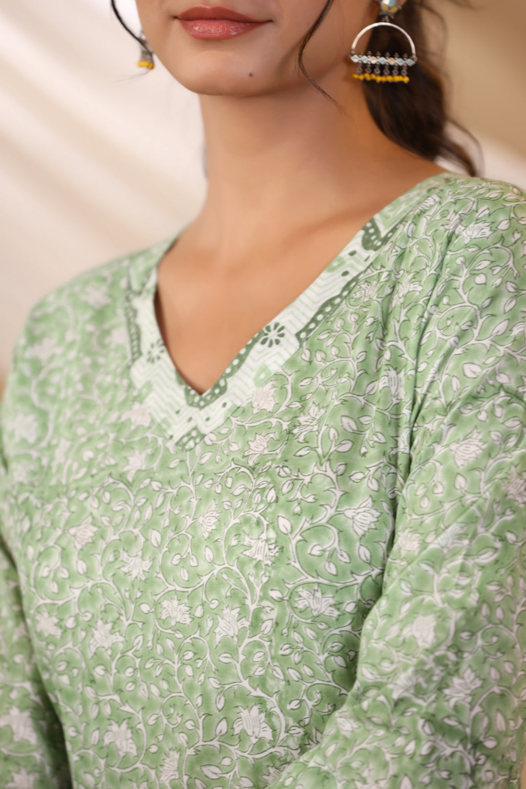 Grass Green Long Tier Dress
