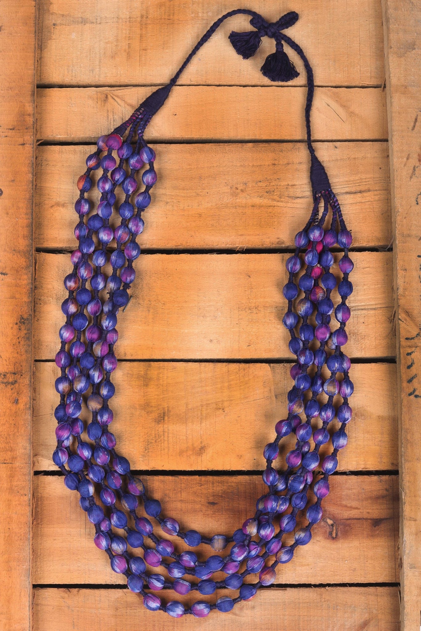 Byzantium Purple With Indigo Maala