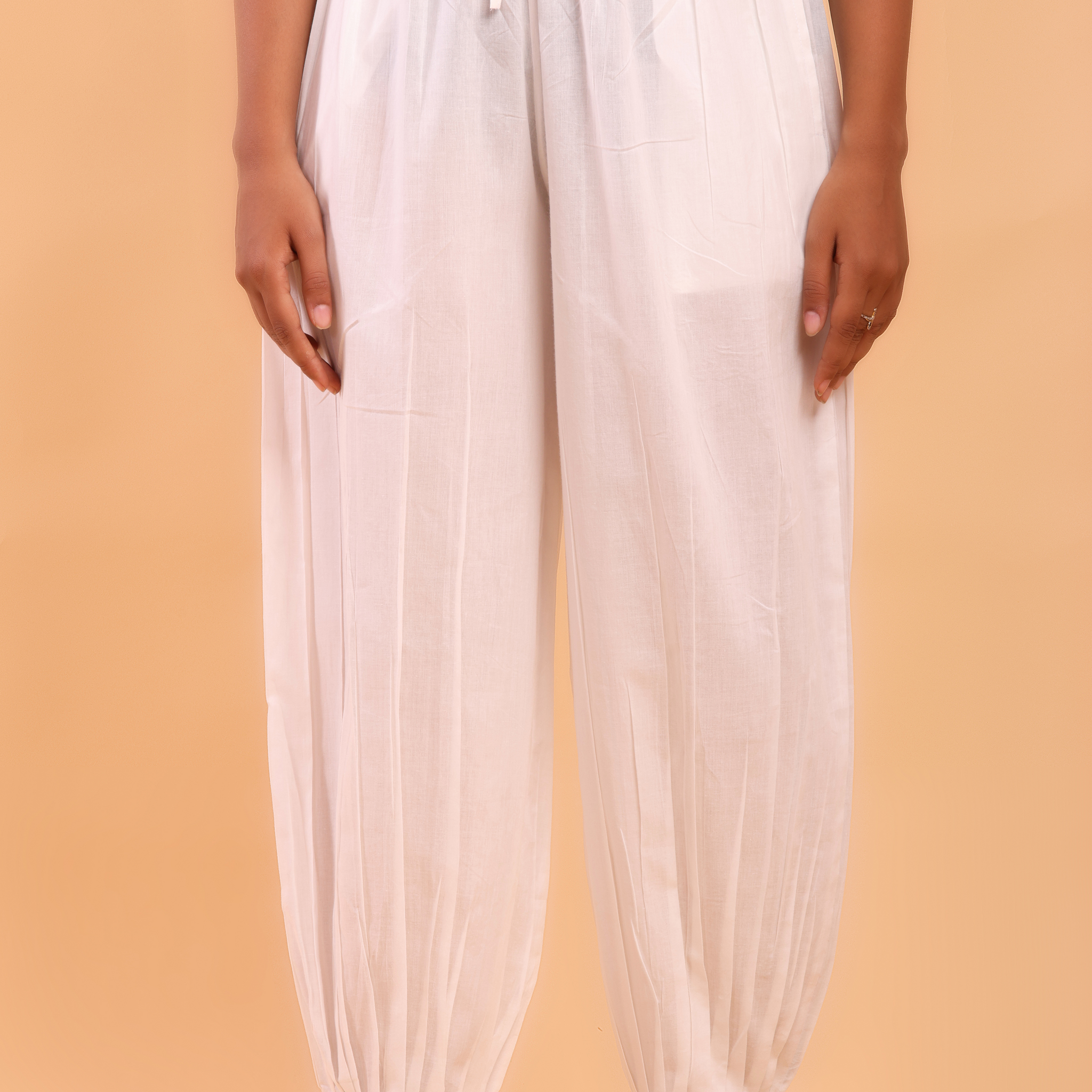 White Afghani Pant