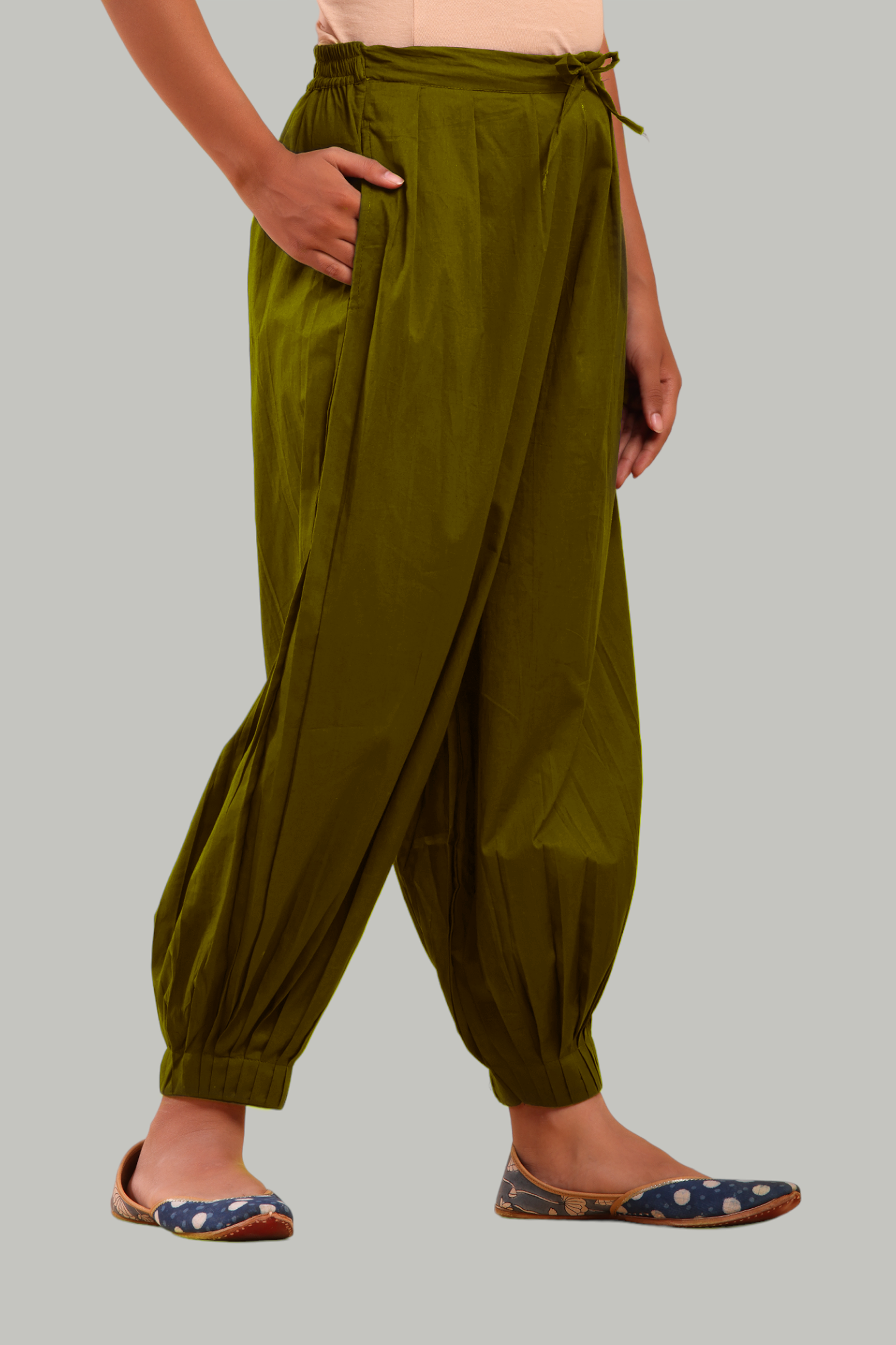 Olive Green /Mehendi Afghani Pants