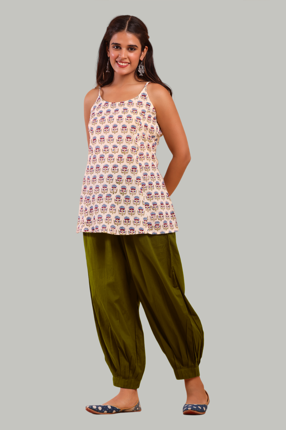 Olive Green /Mehendi Afghani Pants