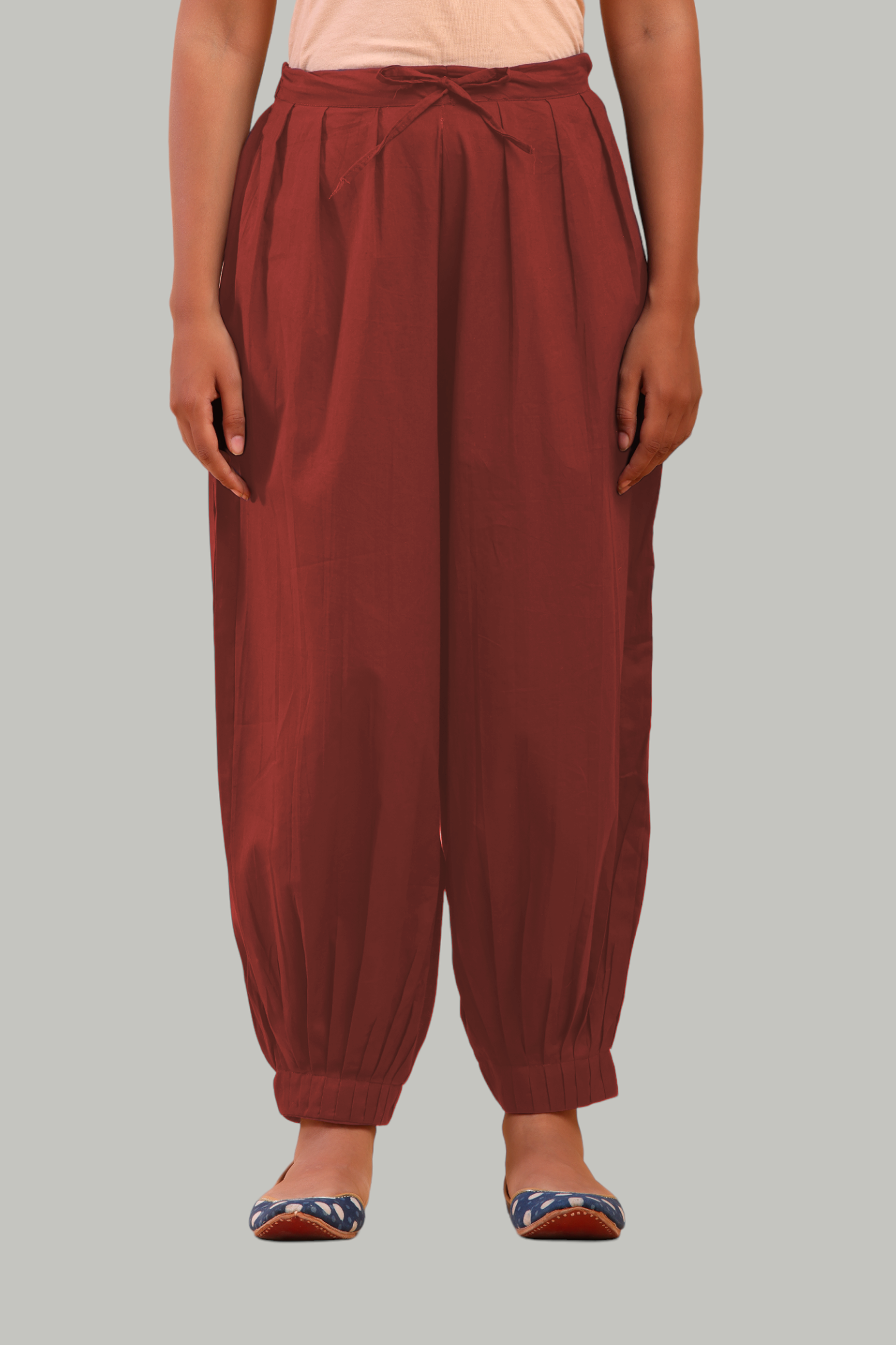 Maroon Afghani Pant