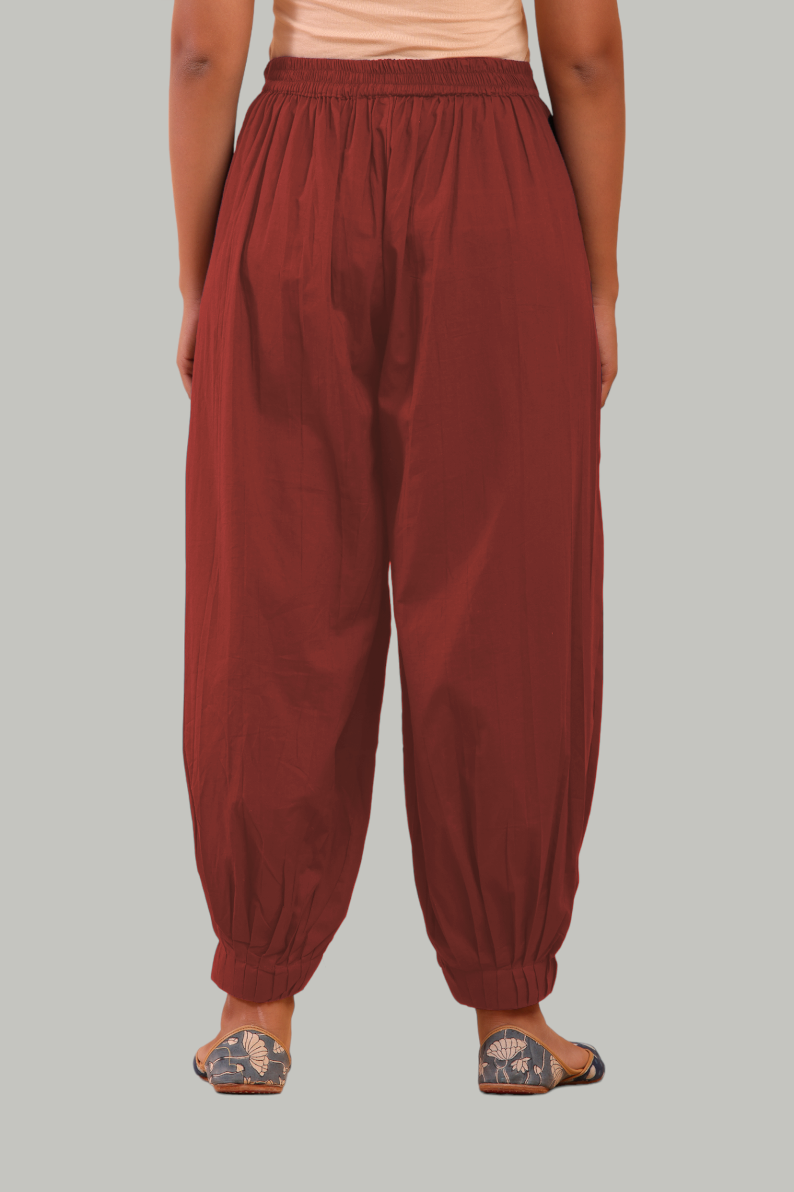 Maroon Afghani Pant