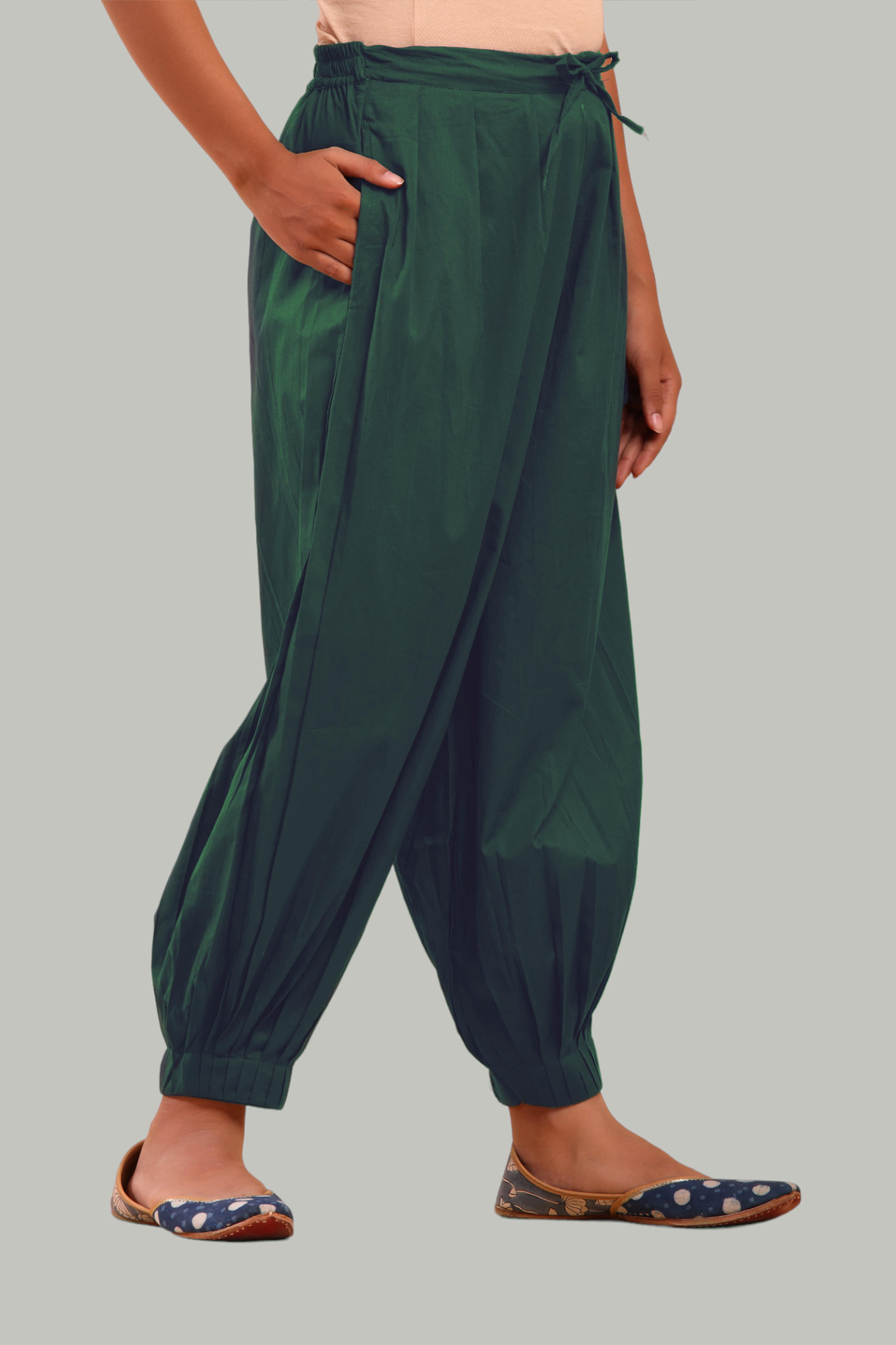 Bottle Green Afghani Pant