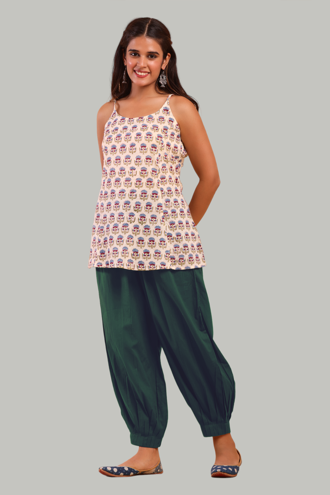 Bottle Green Afghani Pant