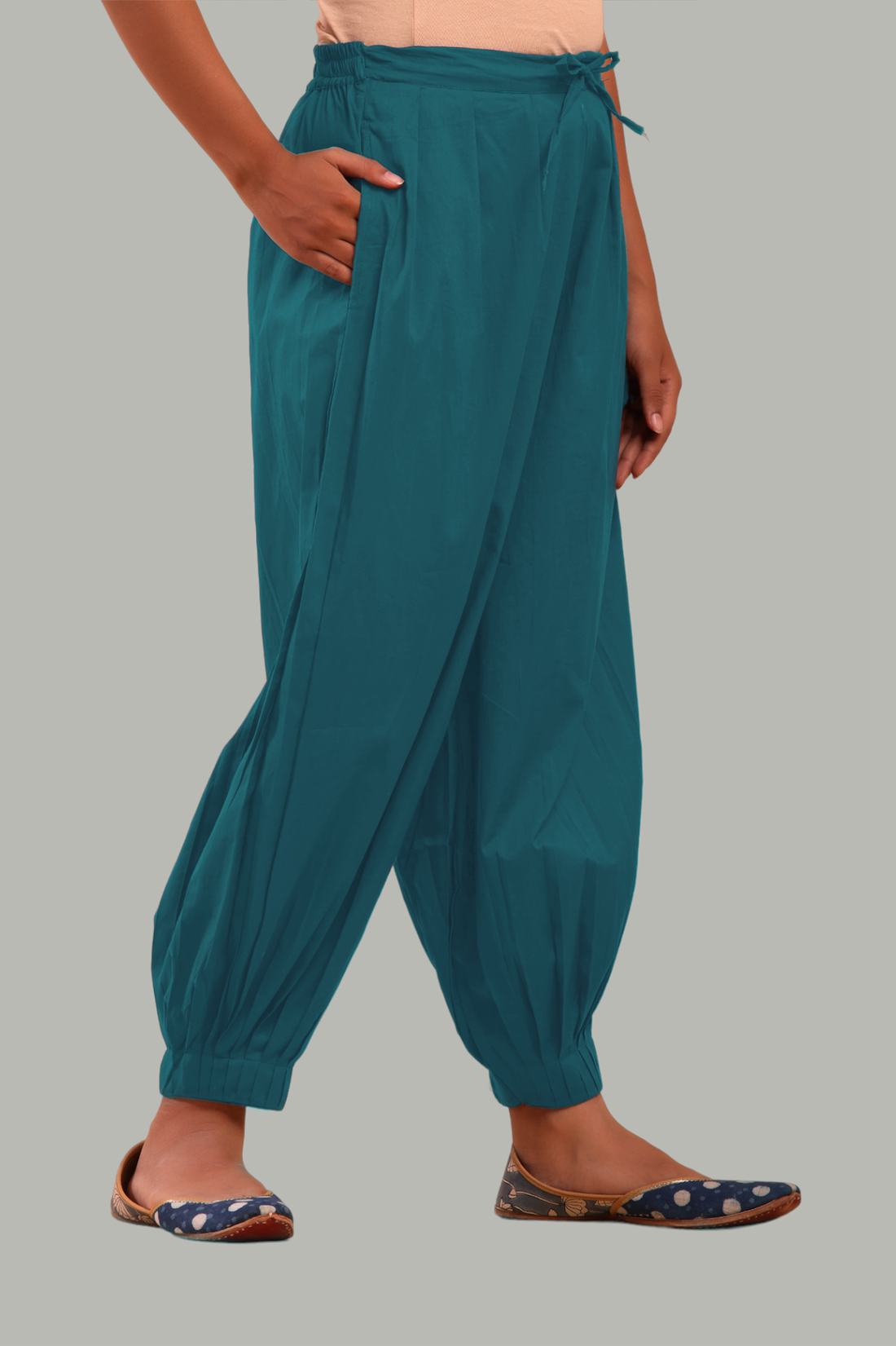 Teal Afghani Pant