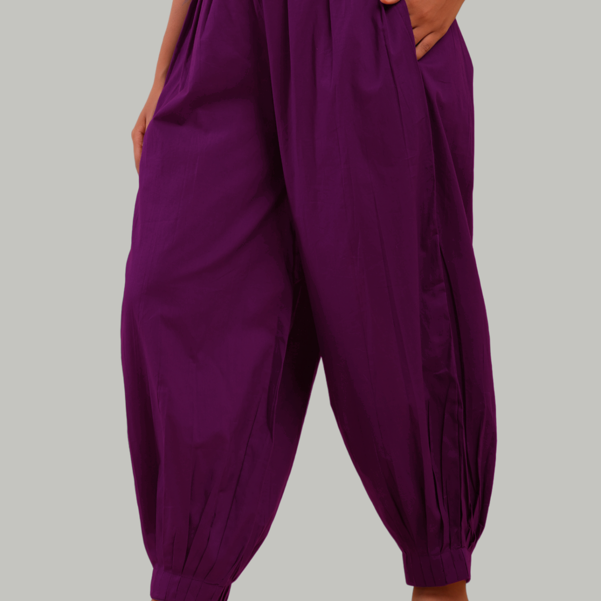 Wine Afghani Pant