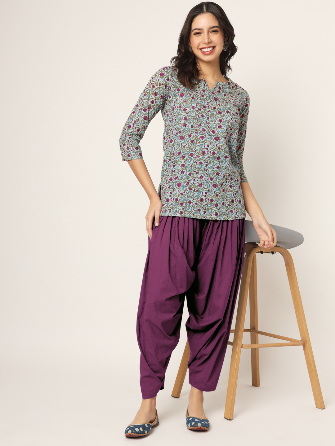 Wine Patiala Pant