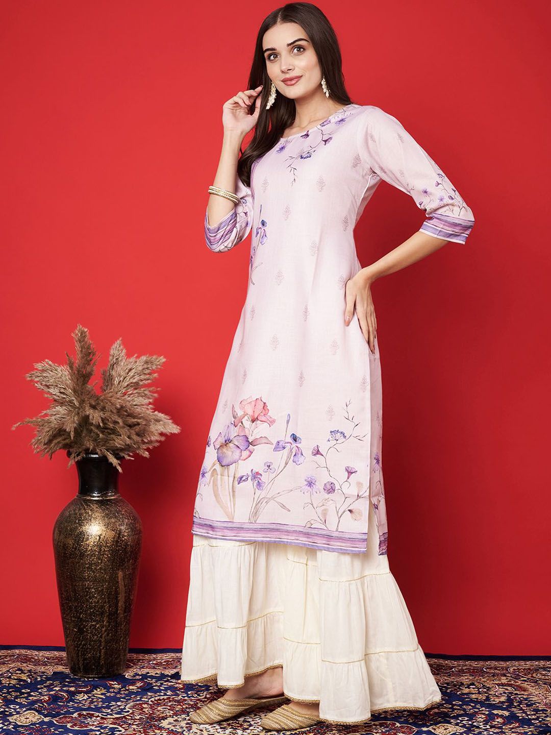 Label khoj cotton printed kurta