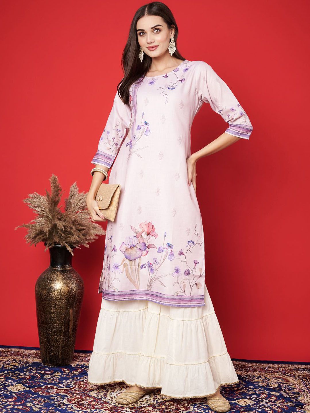 Label khoj cotton printed kurta