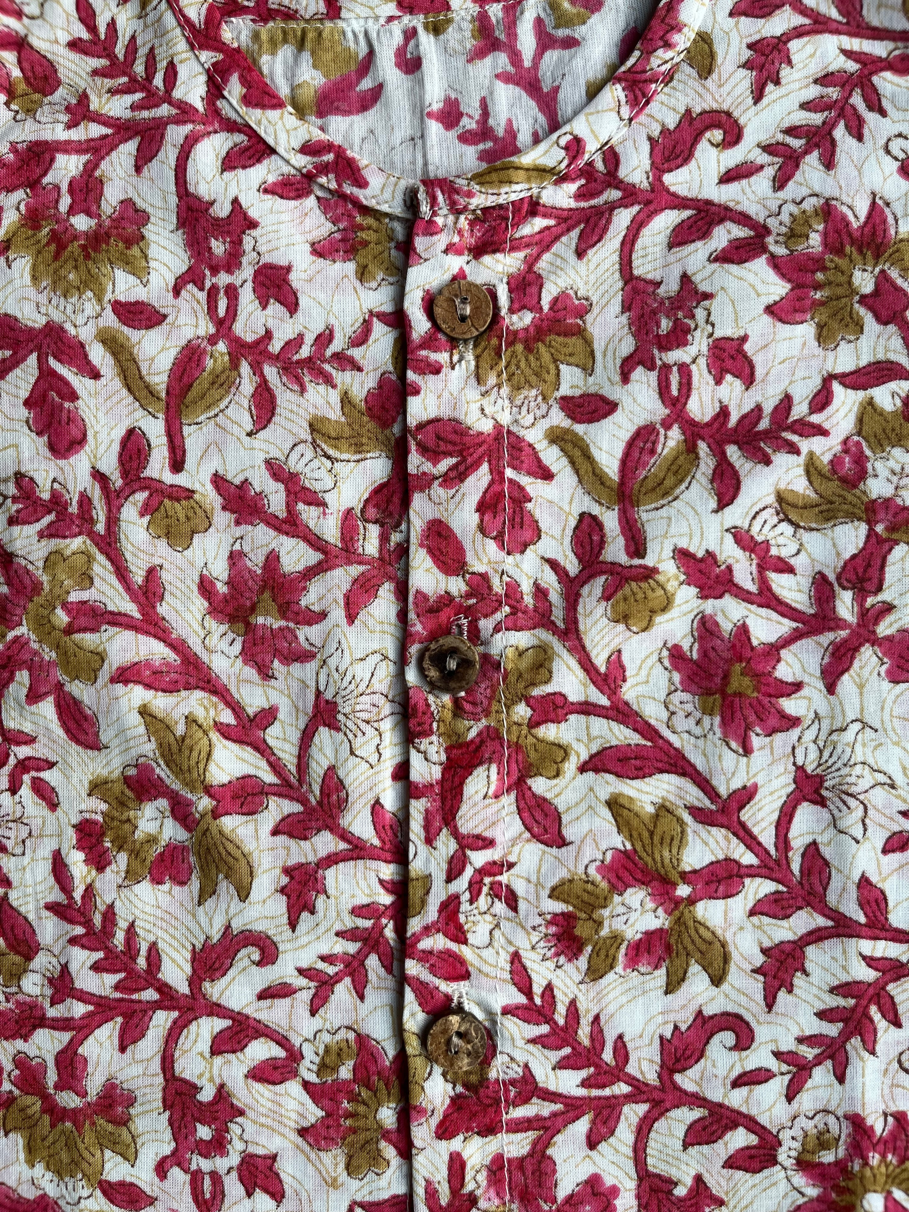 Shuddhi Pink and Mustard Jhabla set