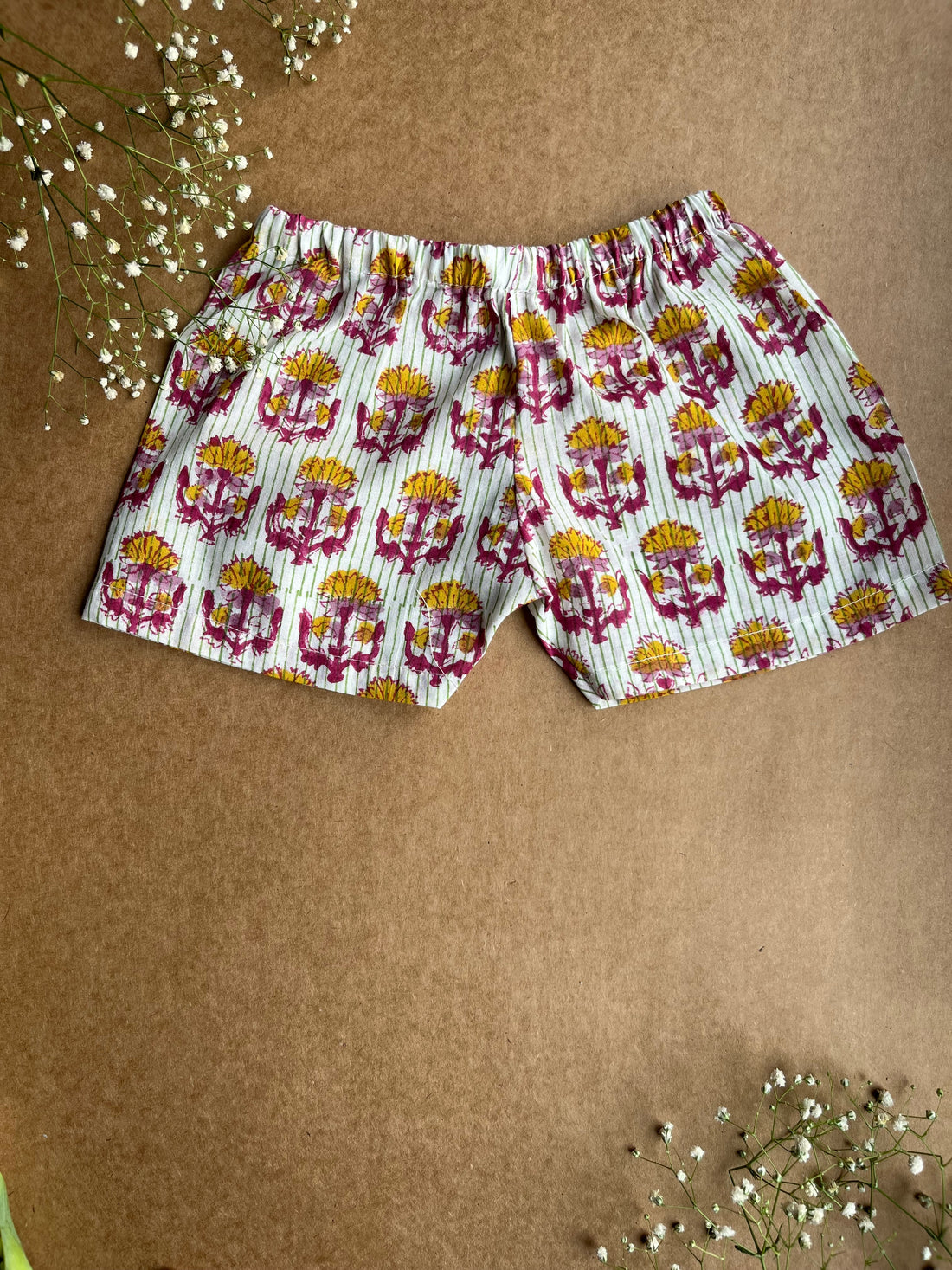 Shuddhi White and Yellow  Jhabla set