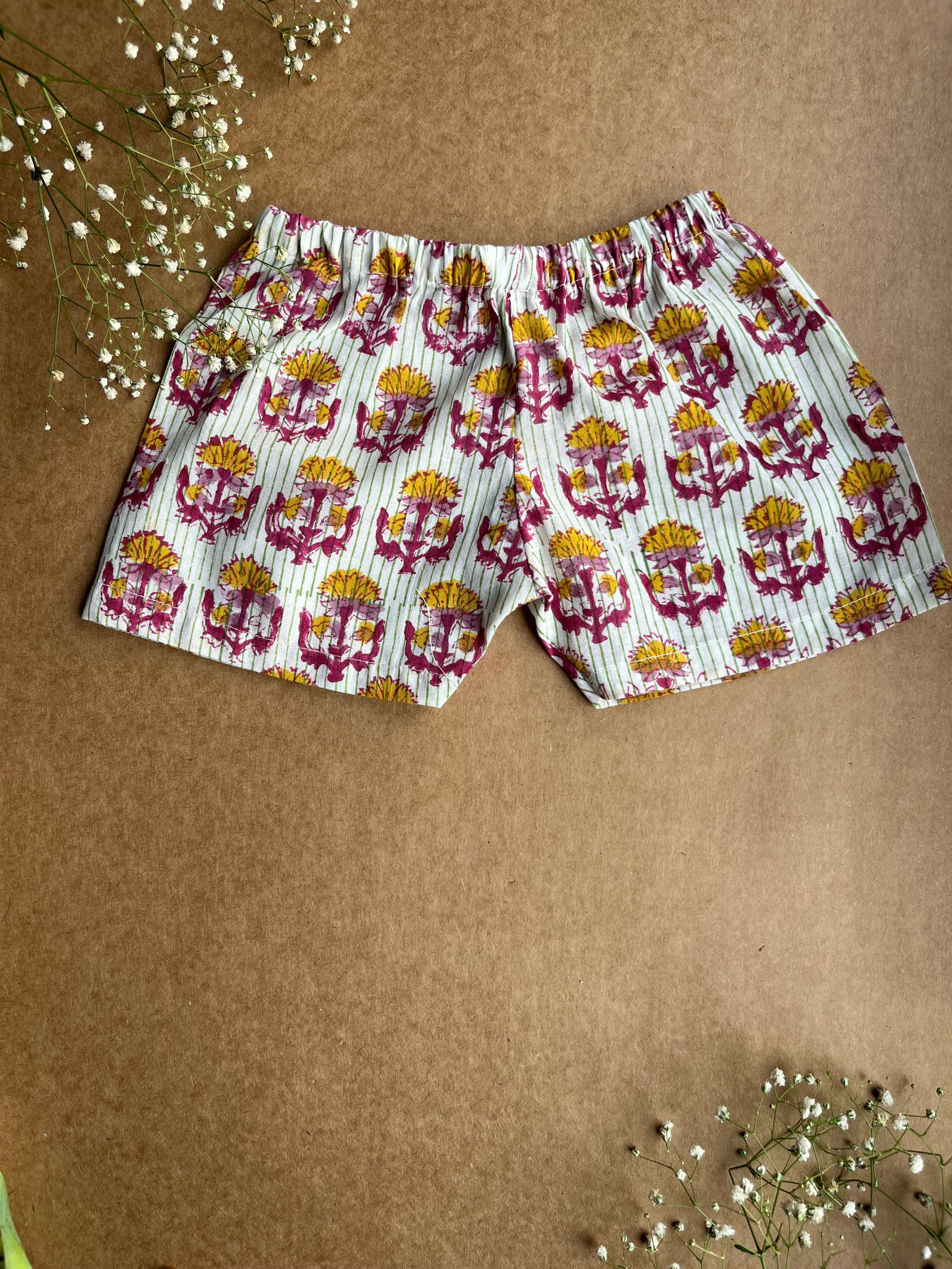 Shuddhi White and Yellow  Jhabla set