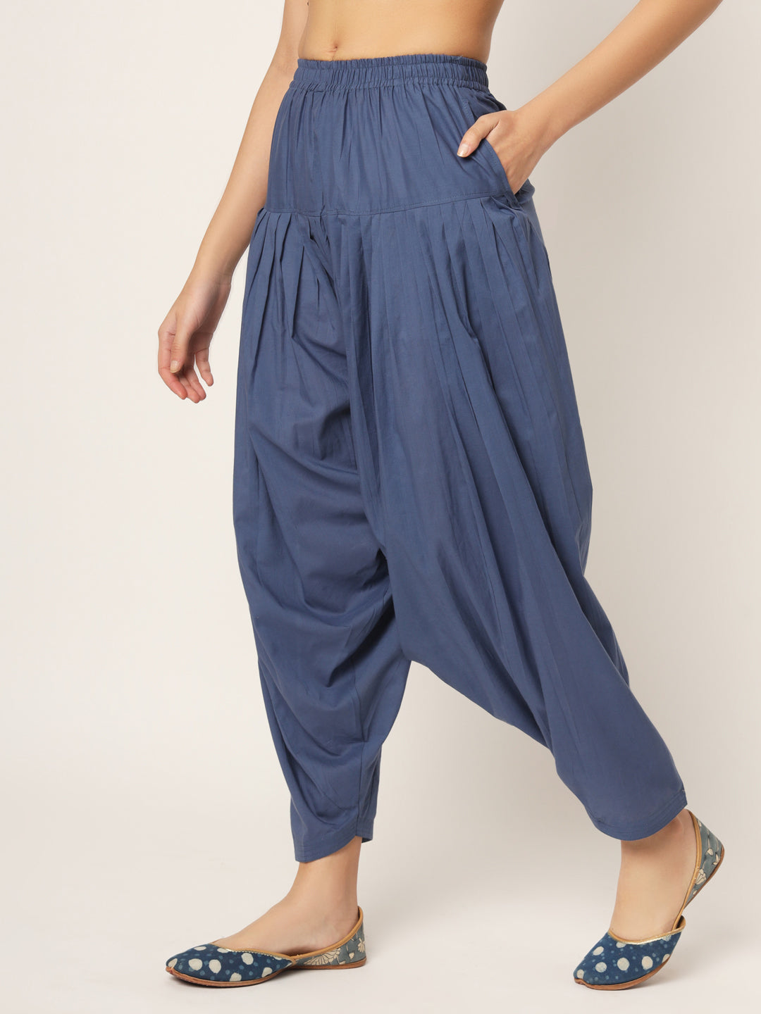 Powder Blue Patiala Pant