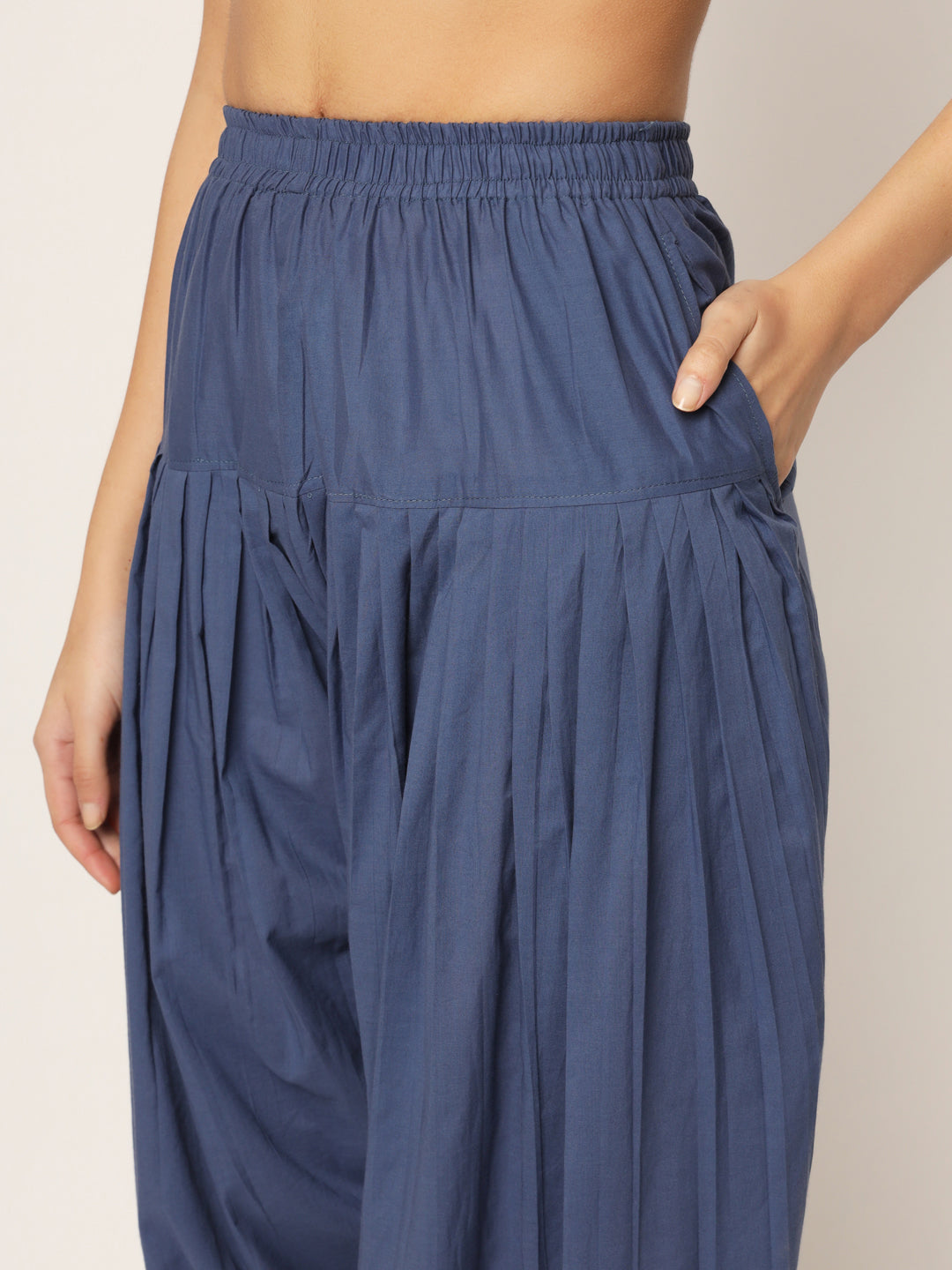 Powder Blue Patiala Pant