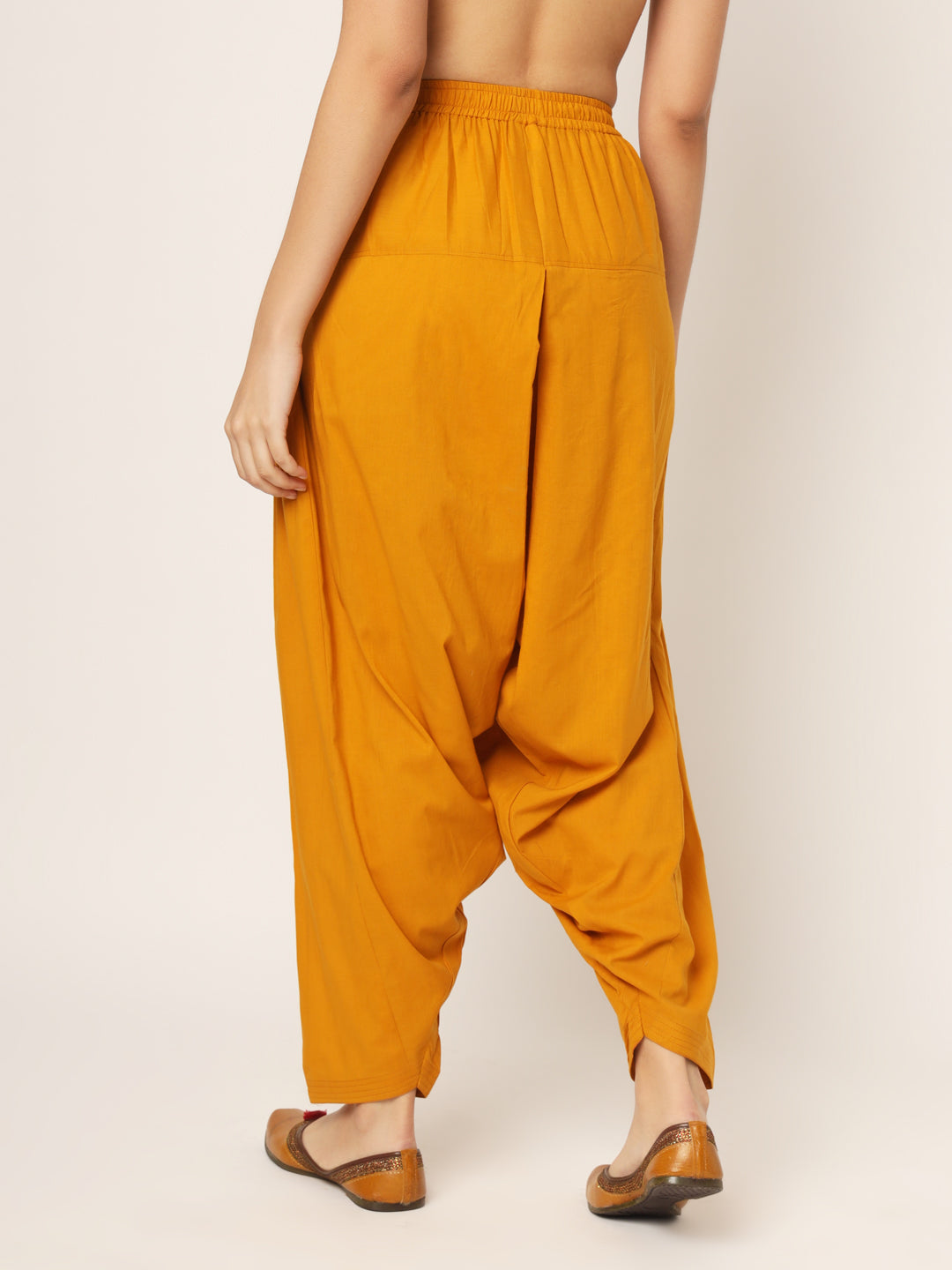 Golden Yellow Patiala Pant