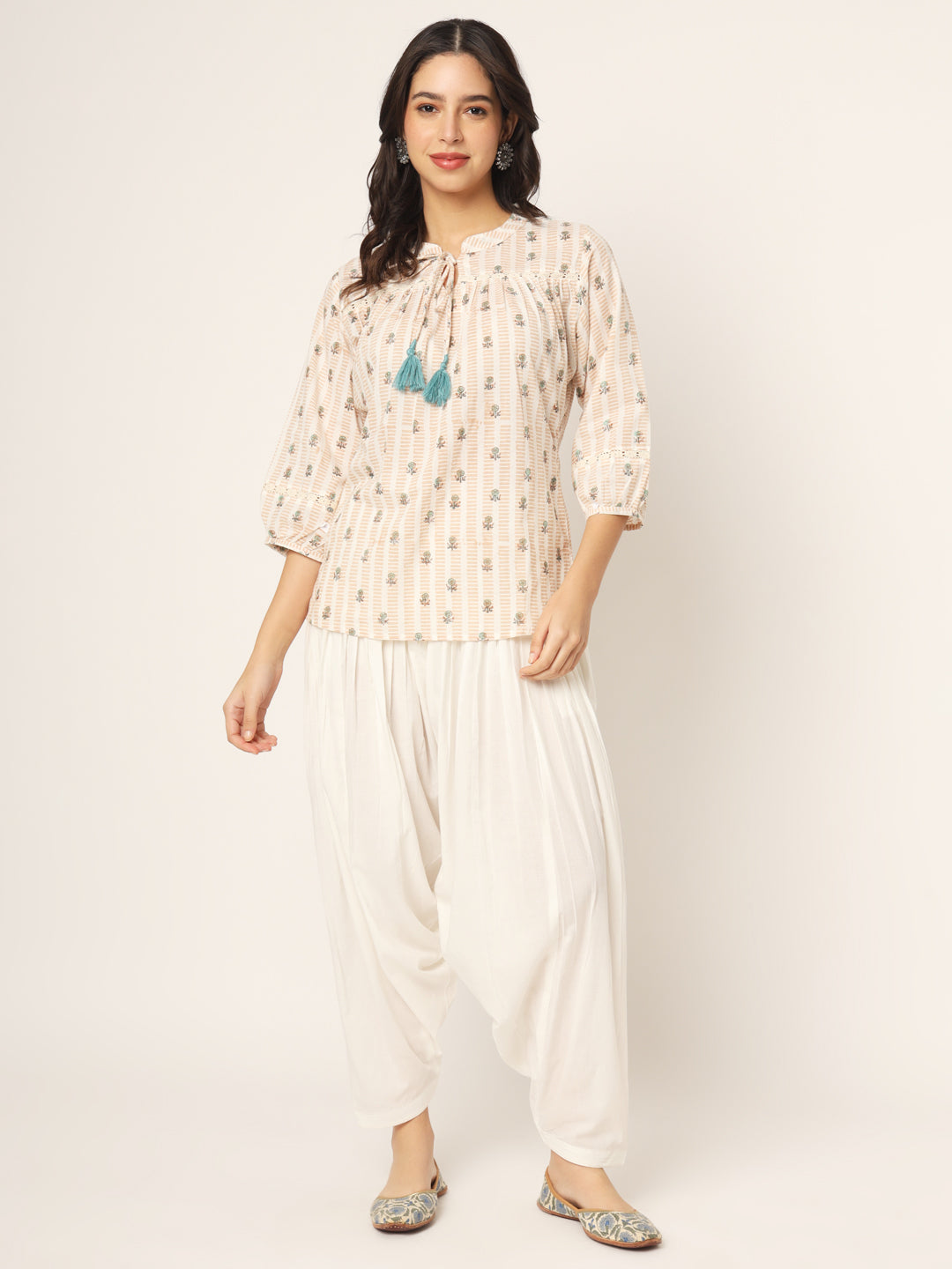 White Patiala Pant