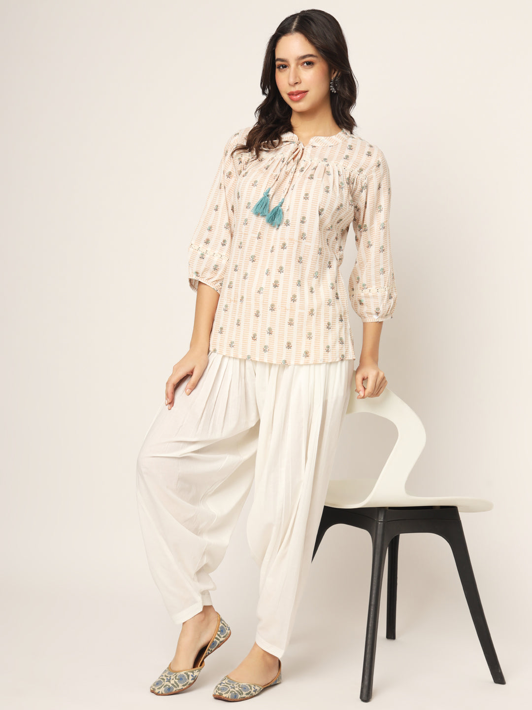 White Patiala Pant