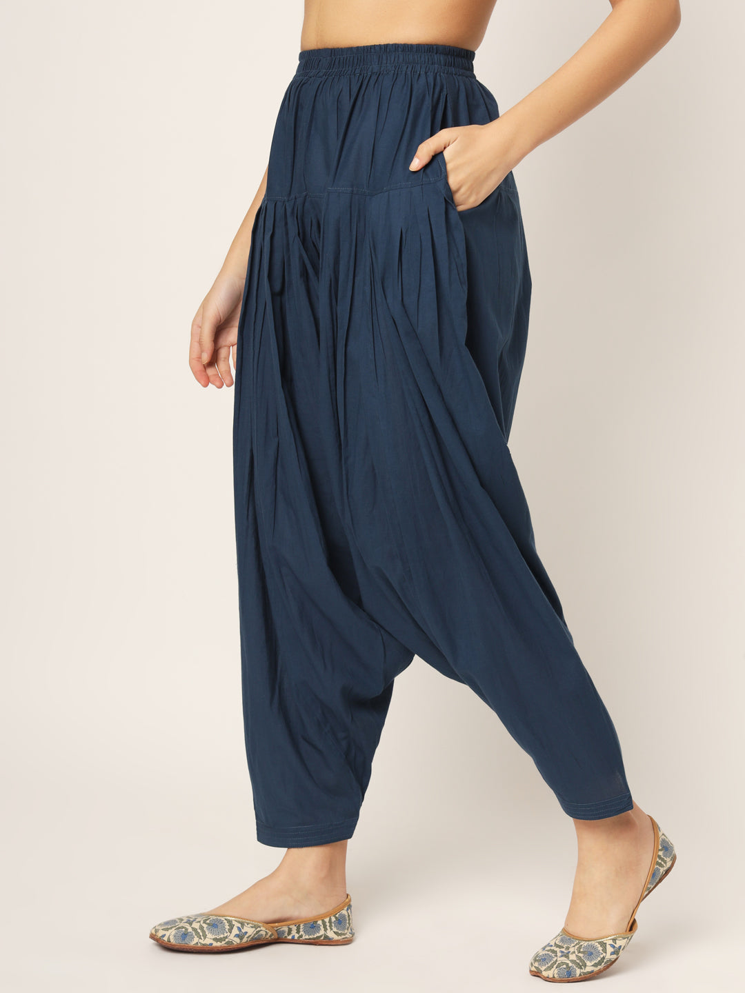 Navy Blue Patiala Pant