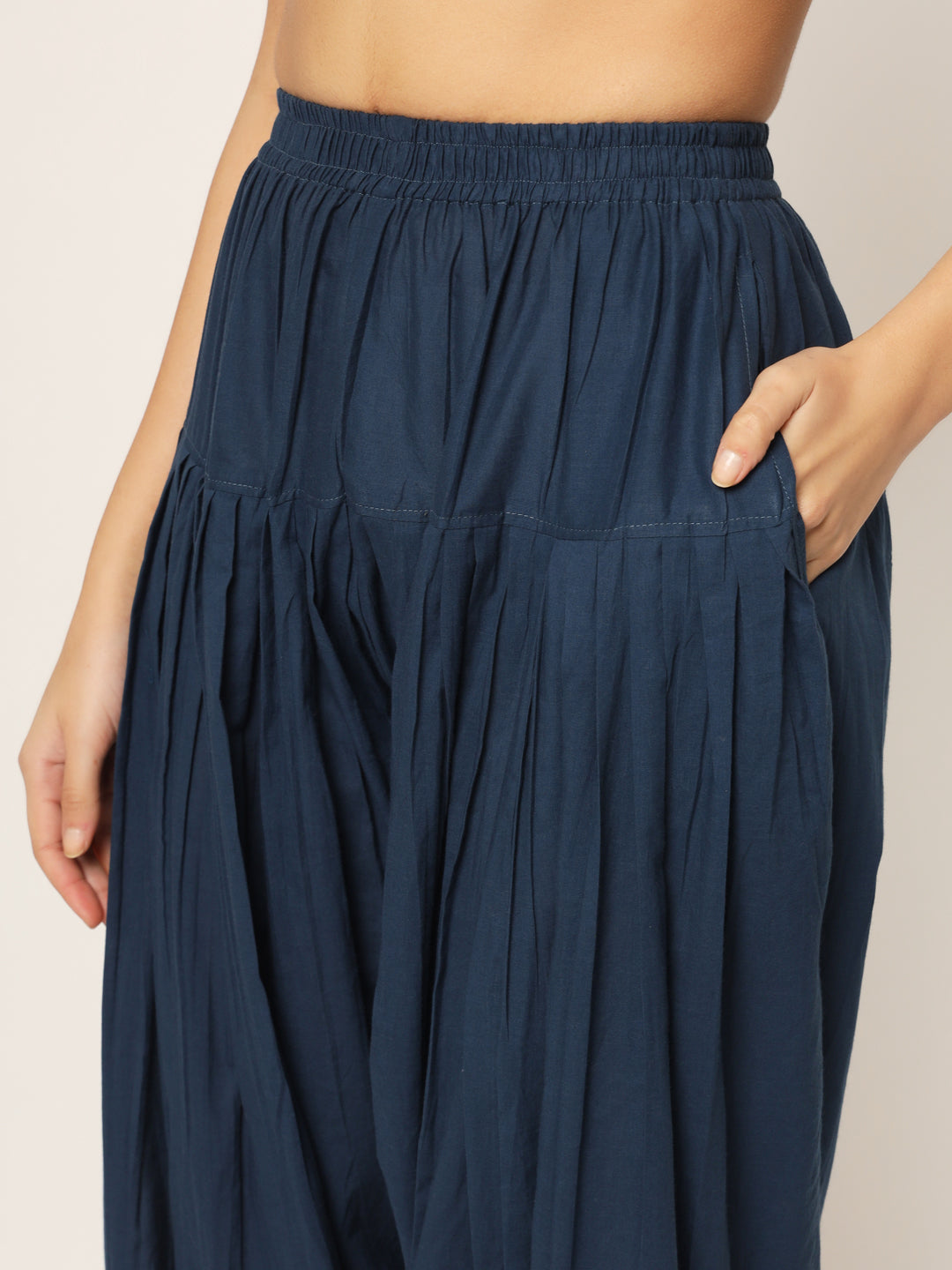 Navy Blue Patiala Pant