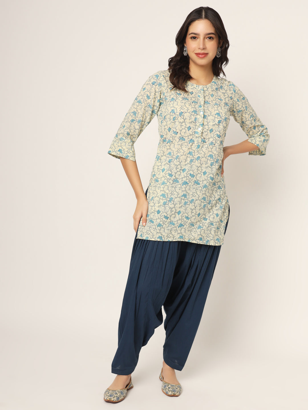 Navy Blue Patiala Pant