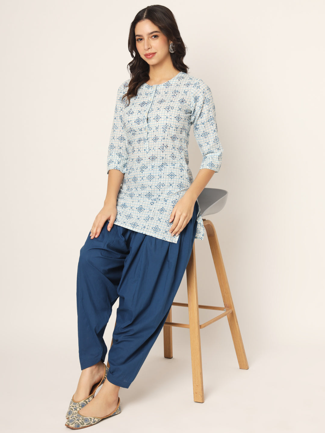 Royal Blue Patiala Pant