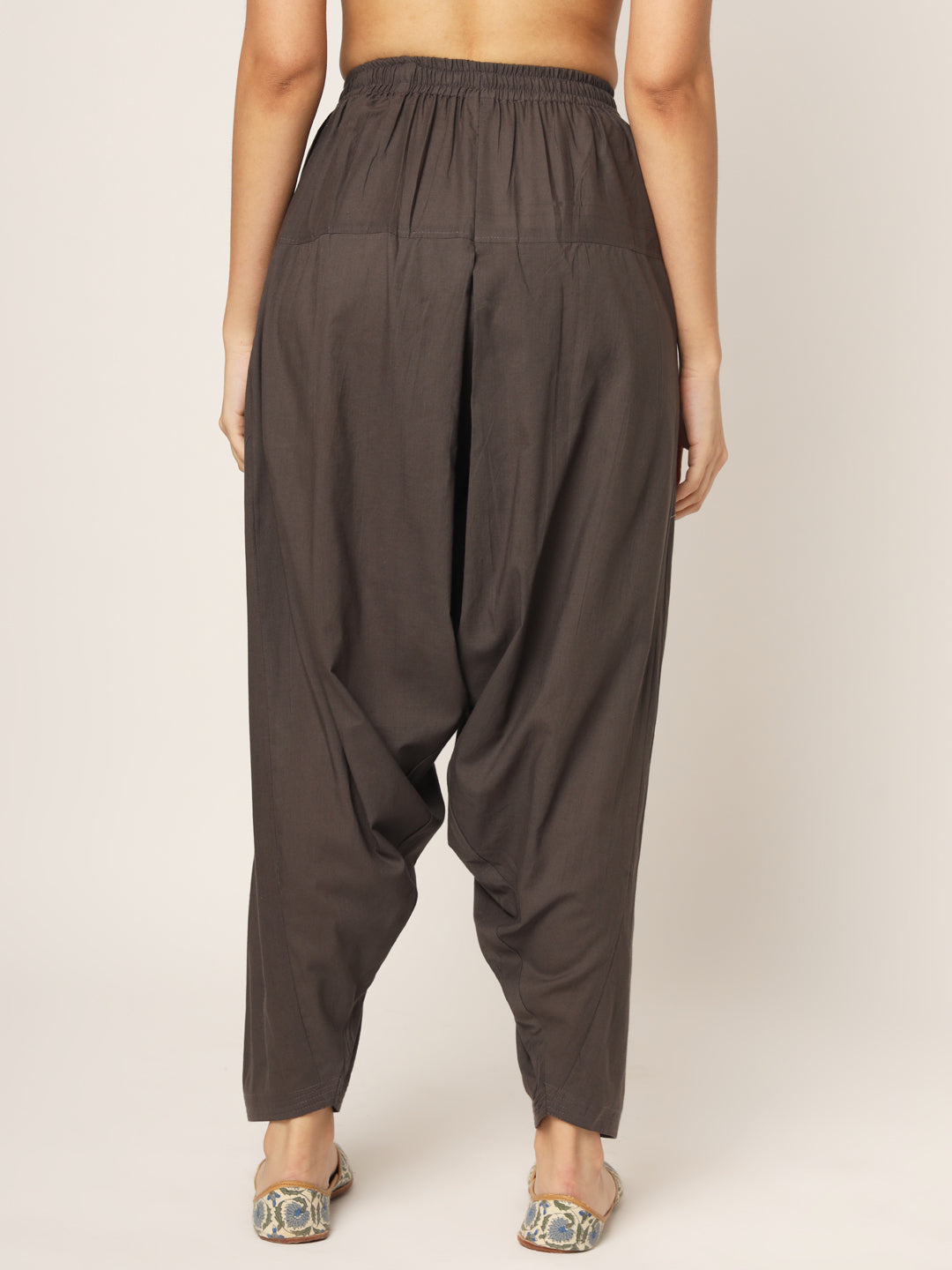 Charcoal Grey Patiala Pant