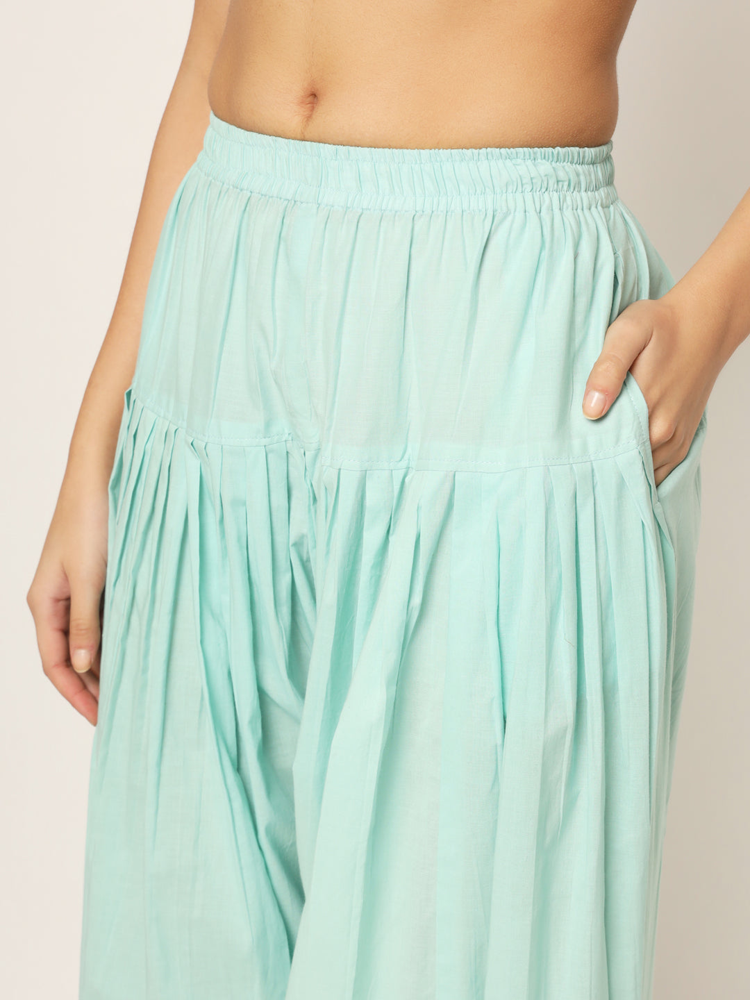 Aquamarine Patiala Pant