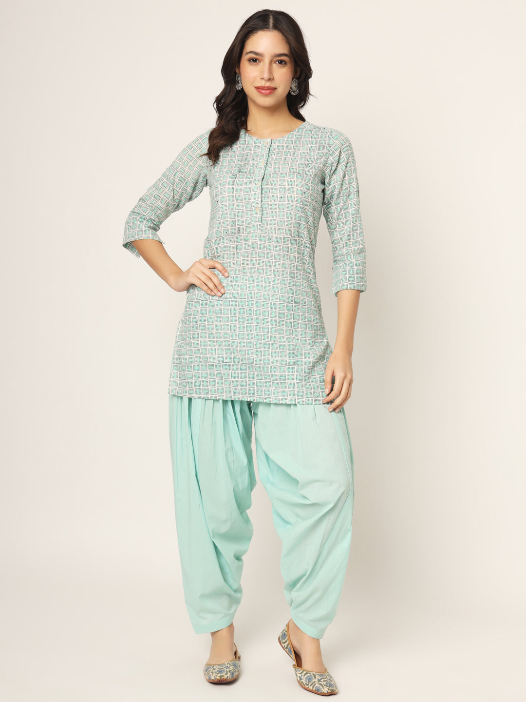 Aquamarine Patiala Pant
