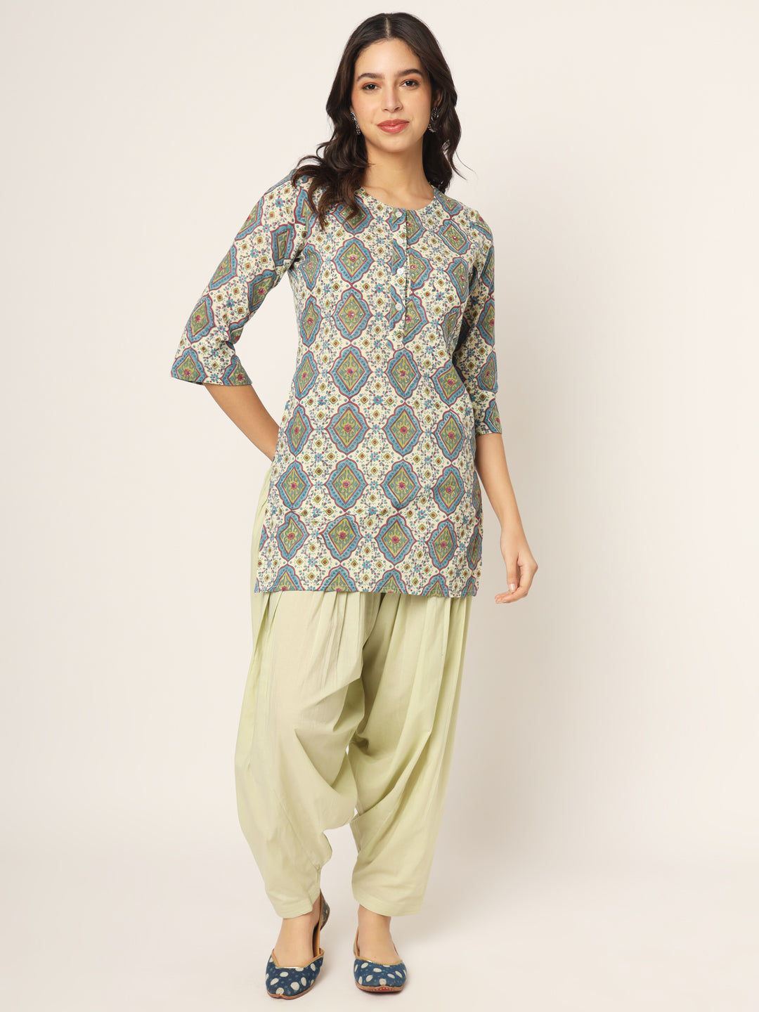 Ice Mint Patiala Pant