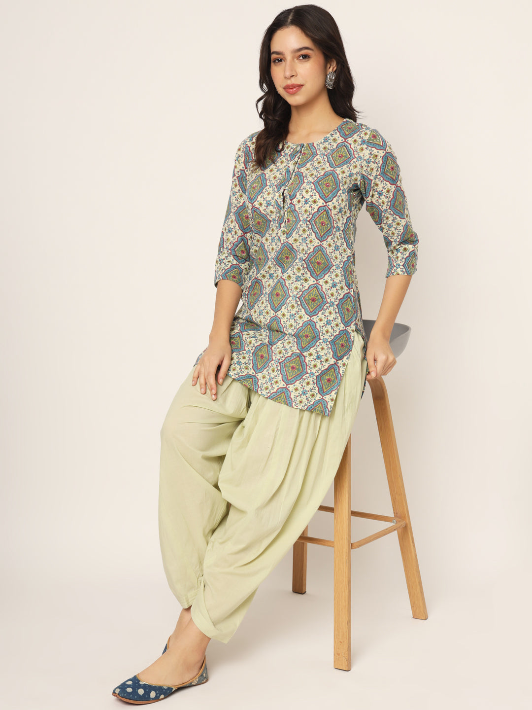 Ice Mint Patiala Pant