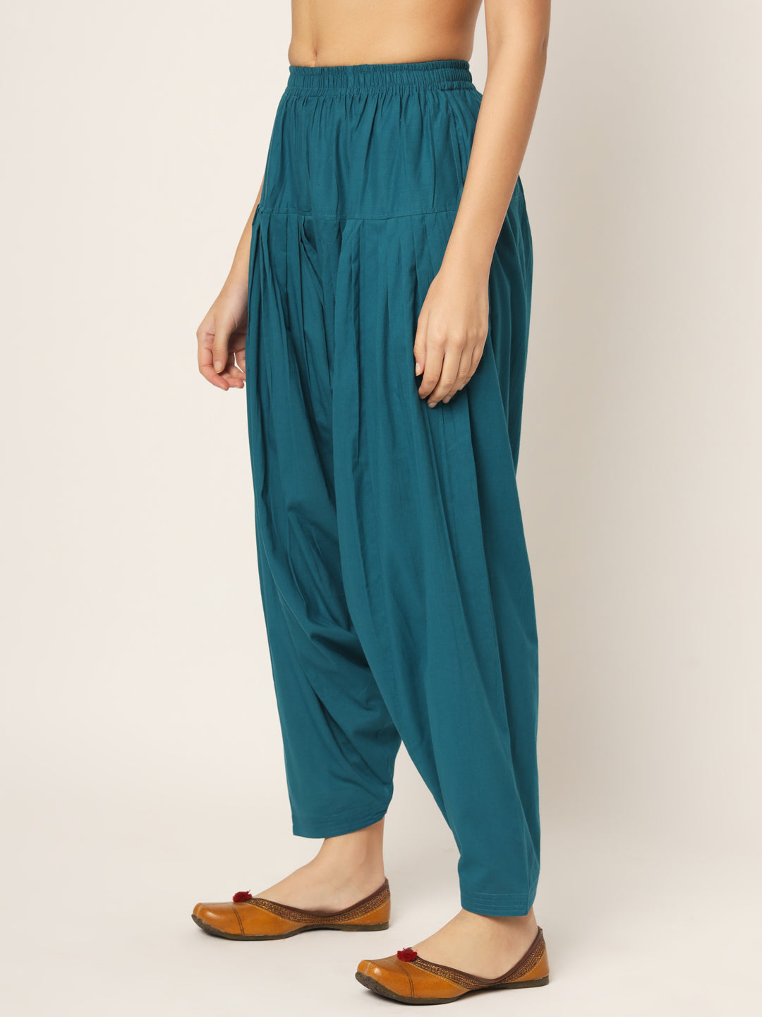 Teal Patiala Pant