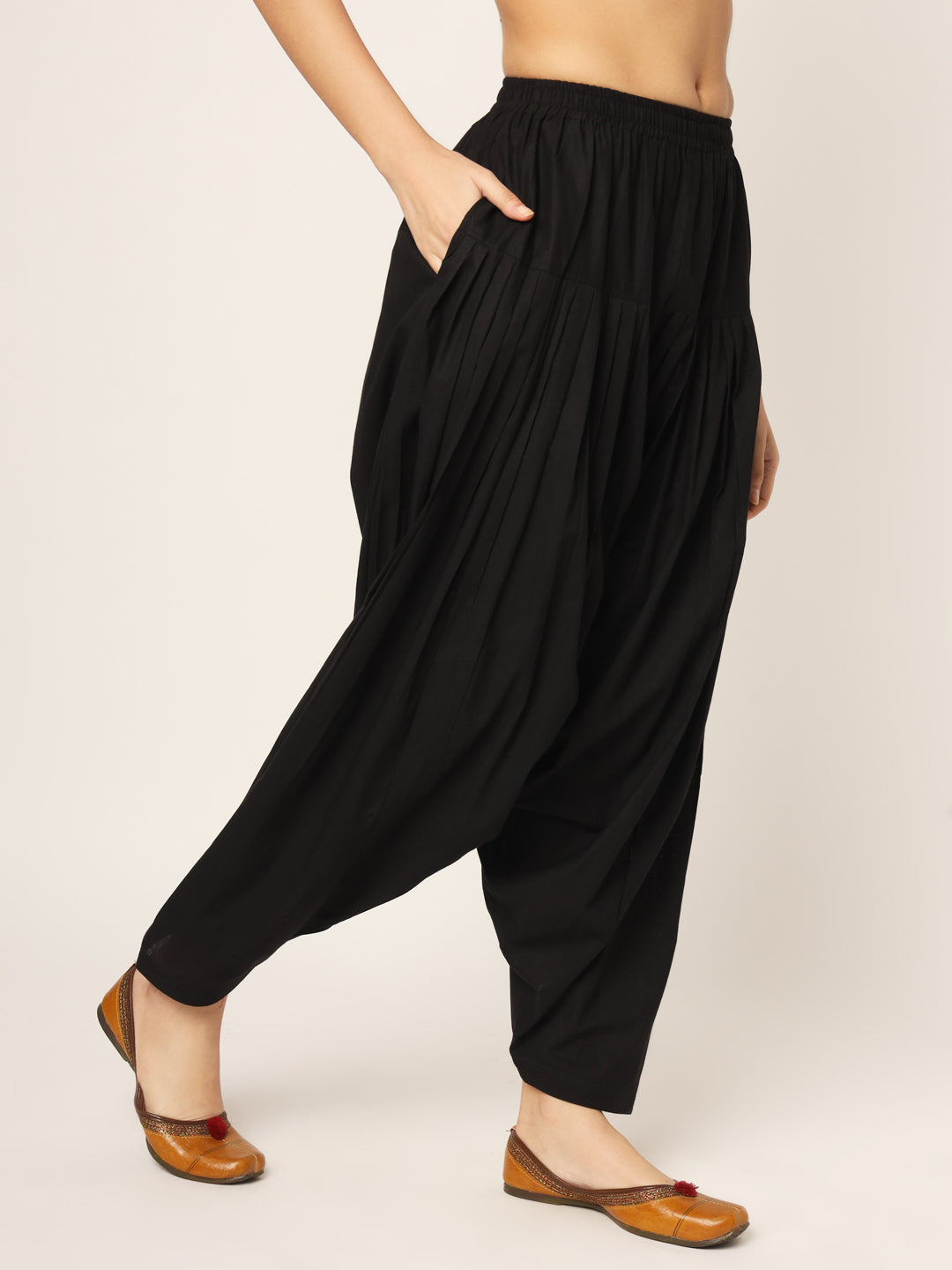 Black Patiala Pant