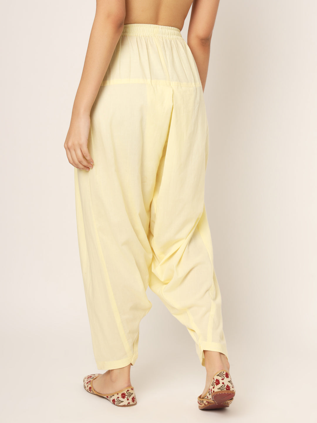 Cream Patiala Pant