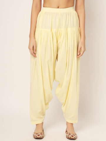 Cream Patiala Pant