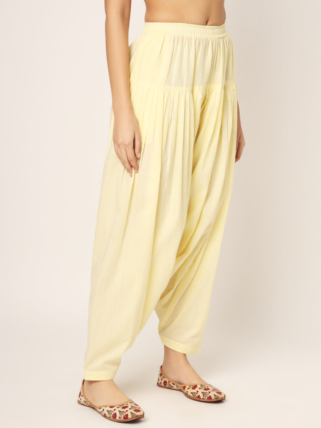 Cream Patiala Pant