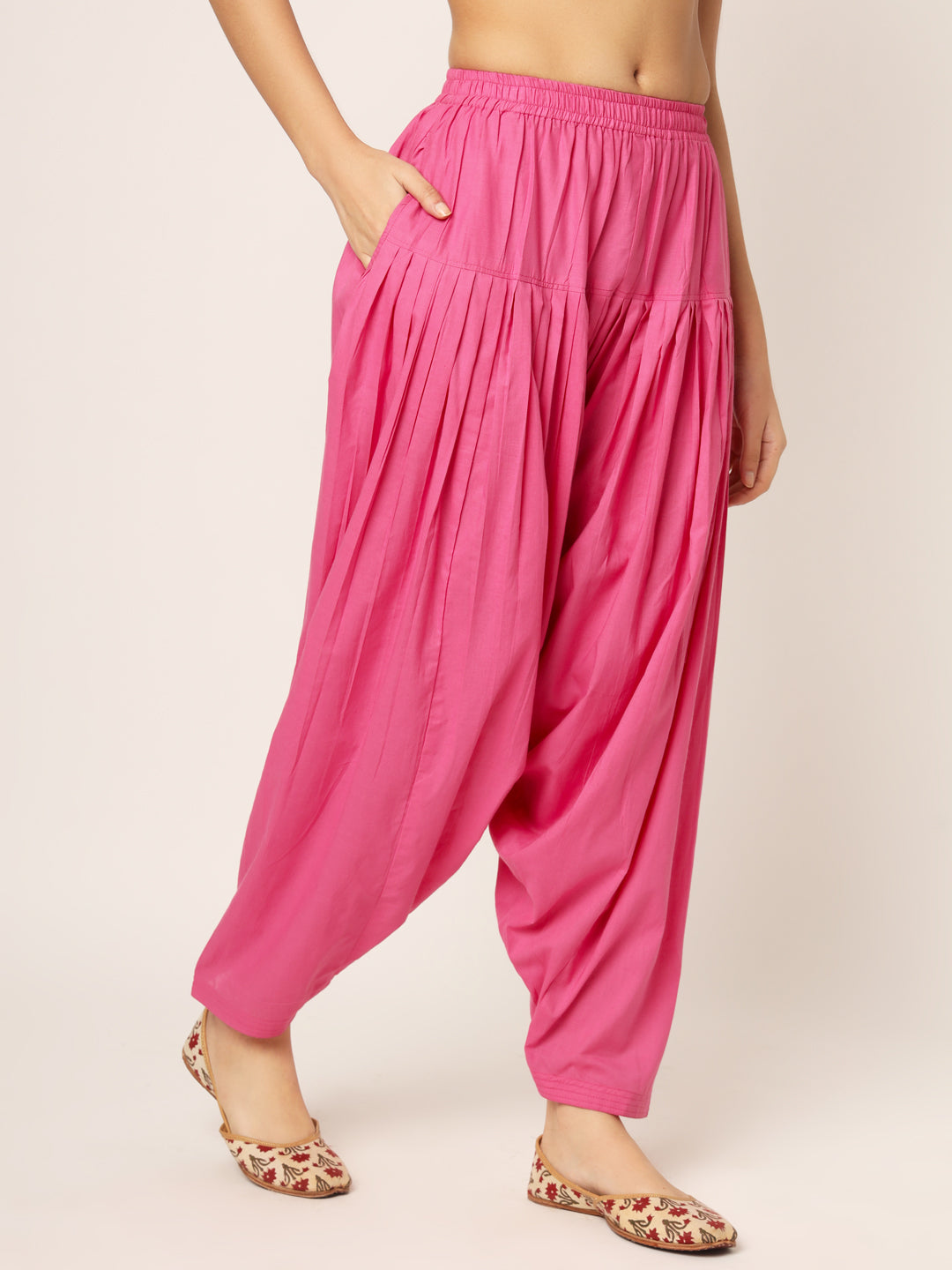 Baby Pink Patiala Pant