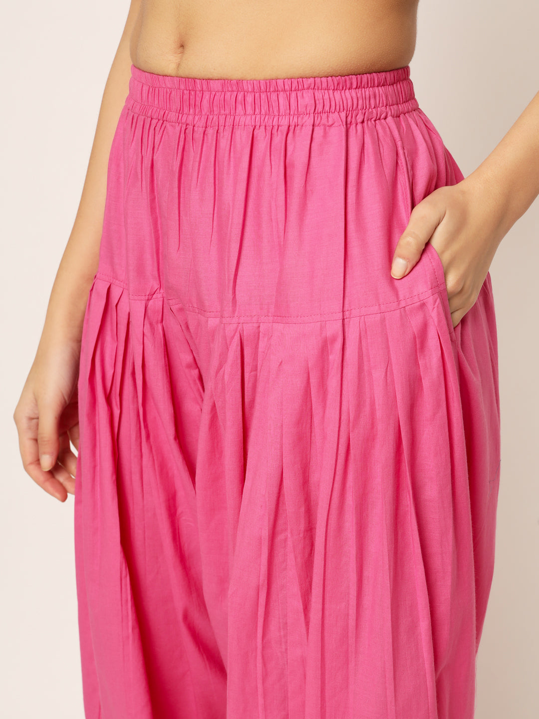 Baby Pink Patiala Pant