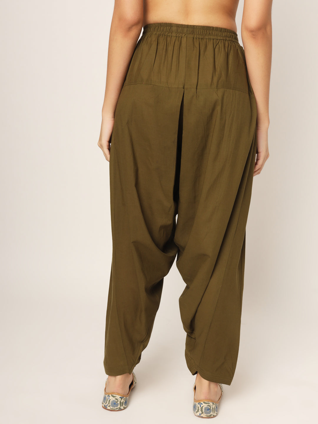Olive Green/Mehendi Patiala Pant