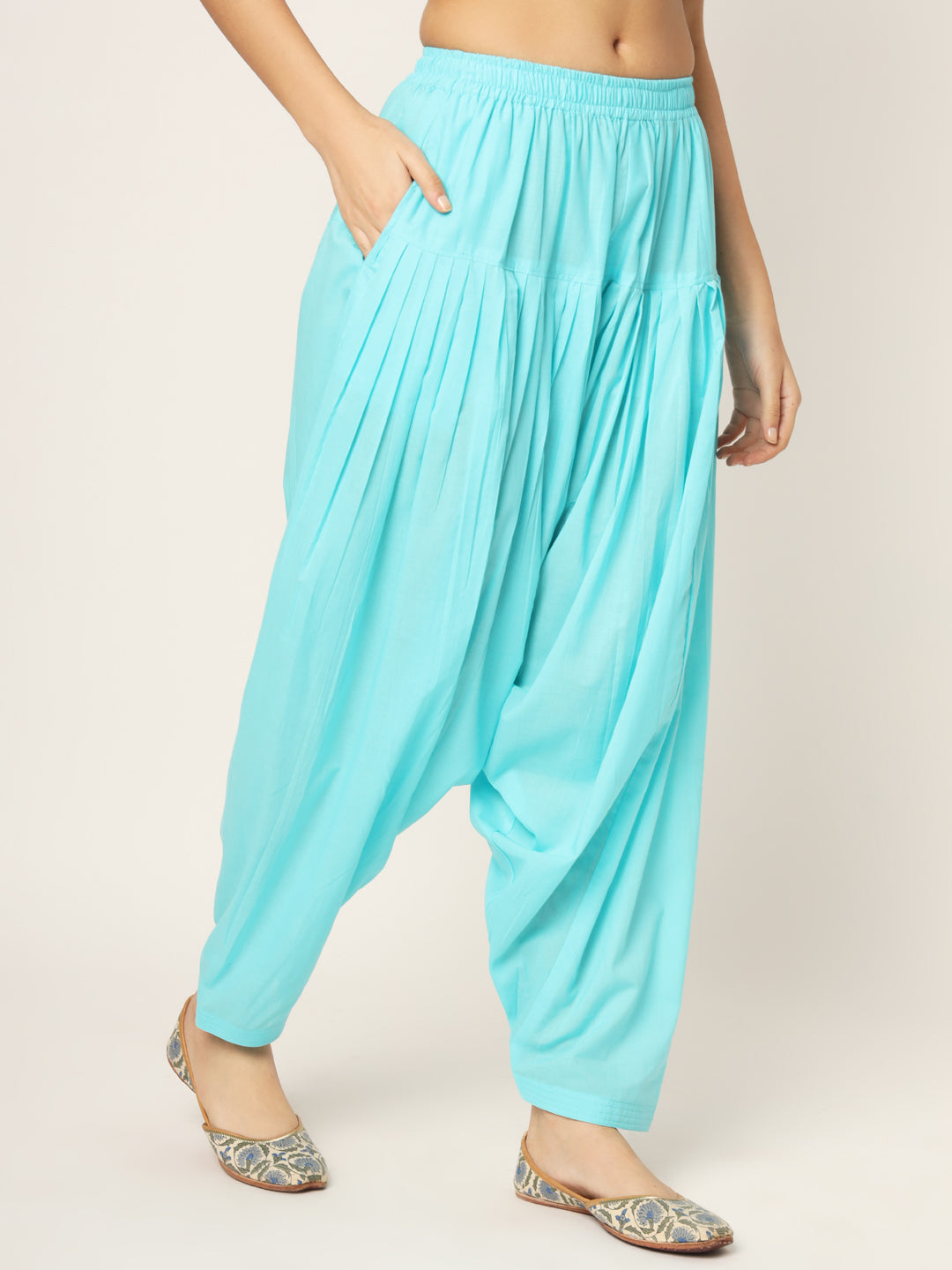 Cyan Patiala Pant