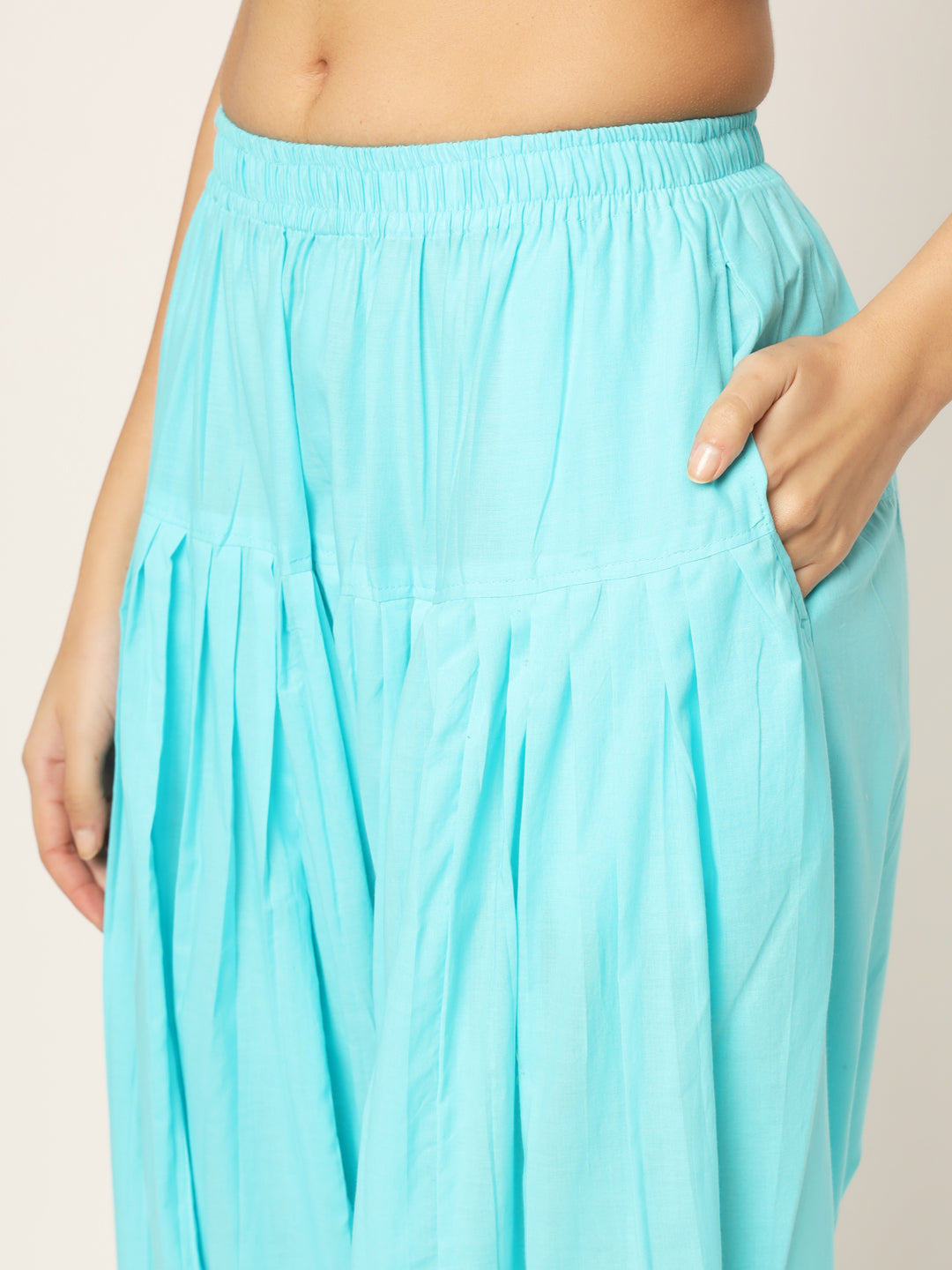 Cyan Patiala Pant